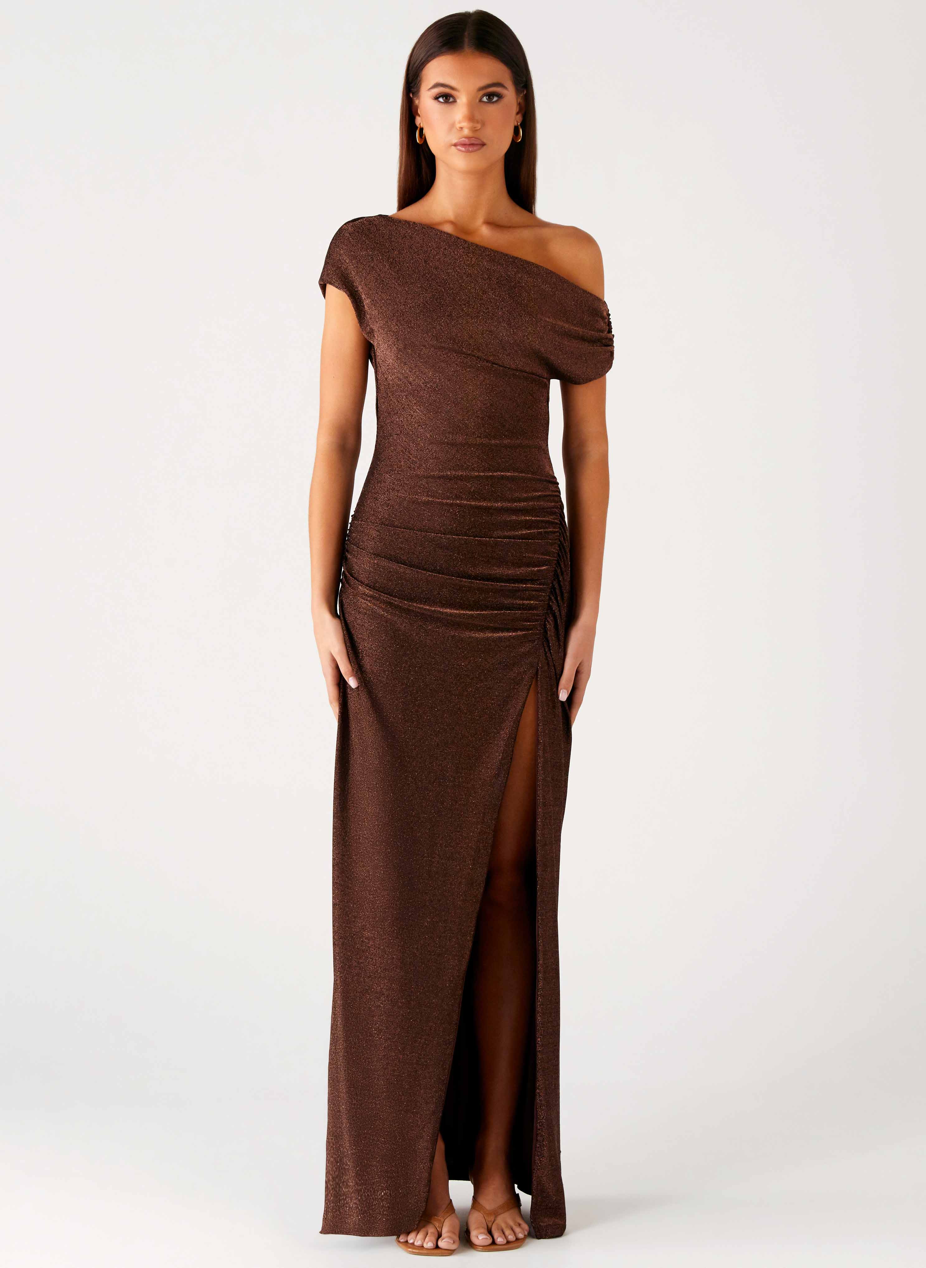Harvest Moon Maxi Dress - Chocolate - Image 2