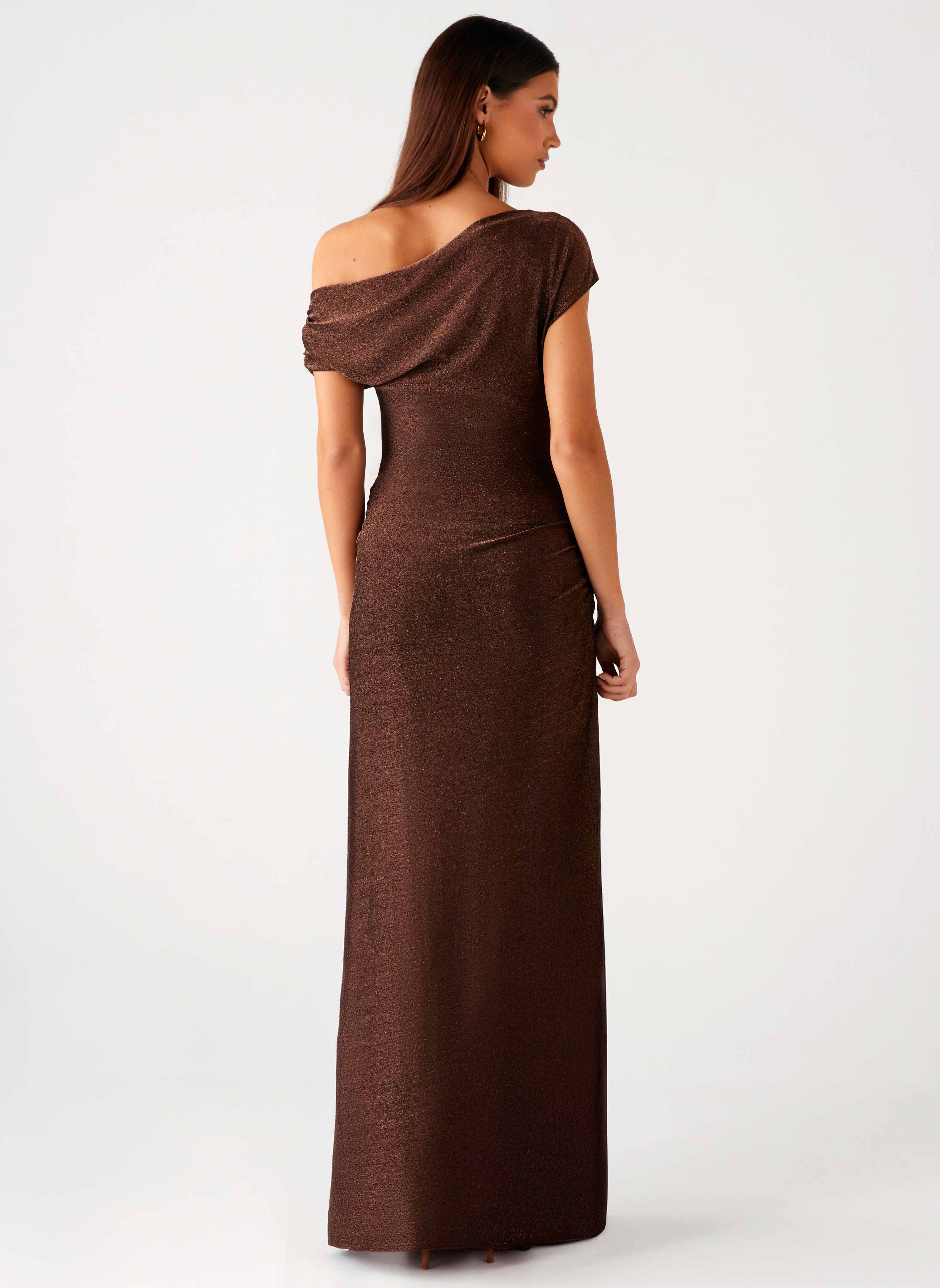 Harvest Moon Maxi Dress - Chocolate - Image 4