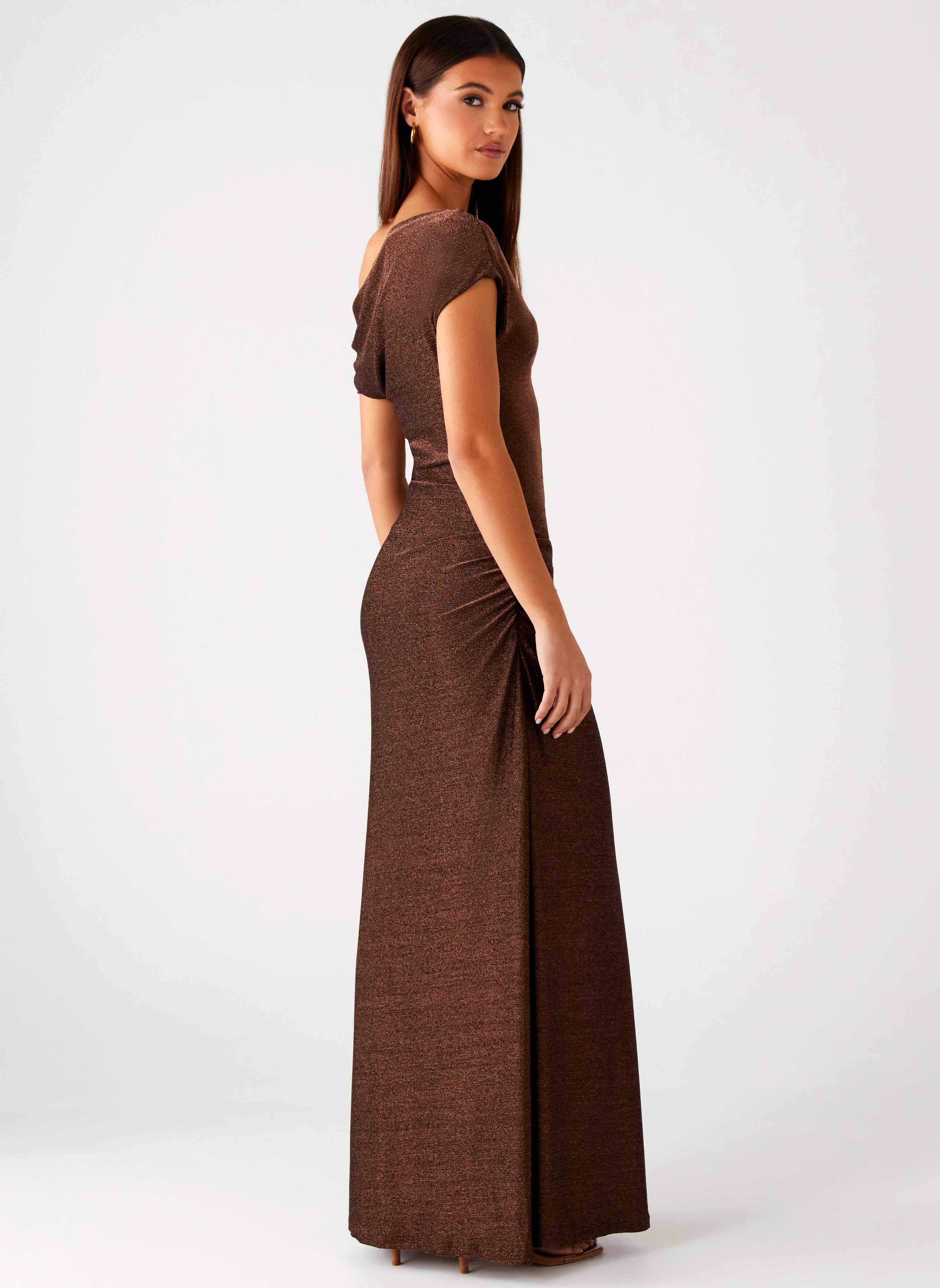 Harvest Moon Maxi Dress - Chocolate - Image 6