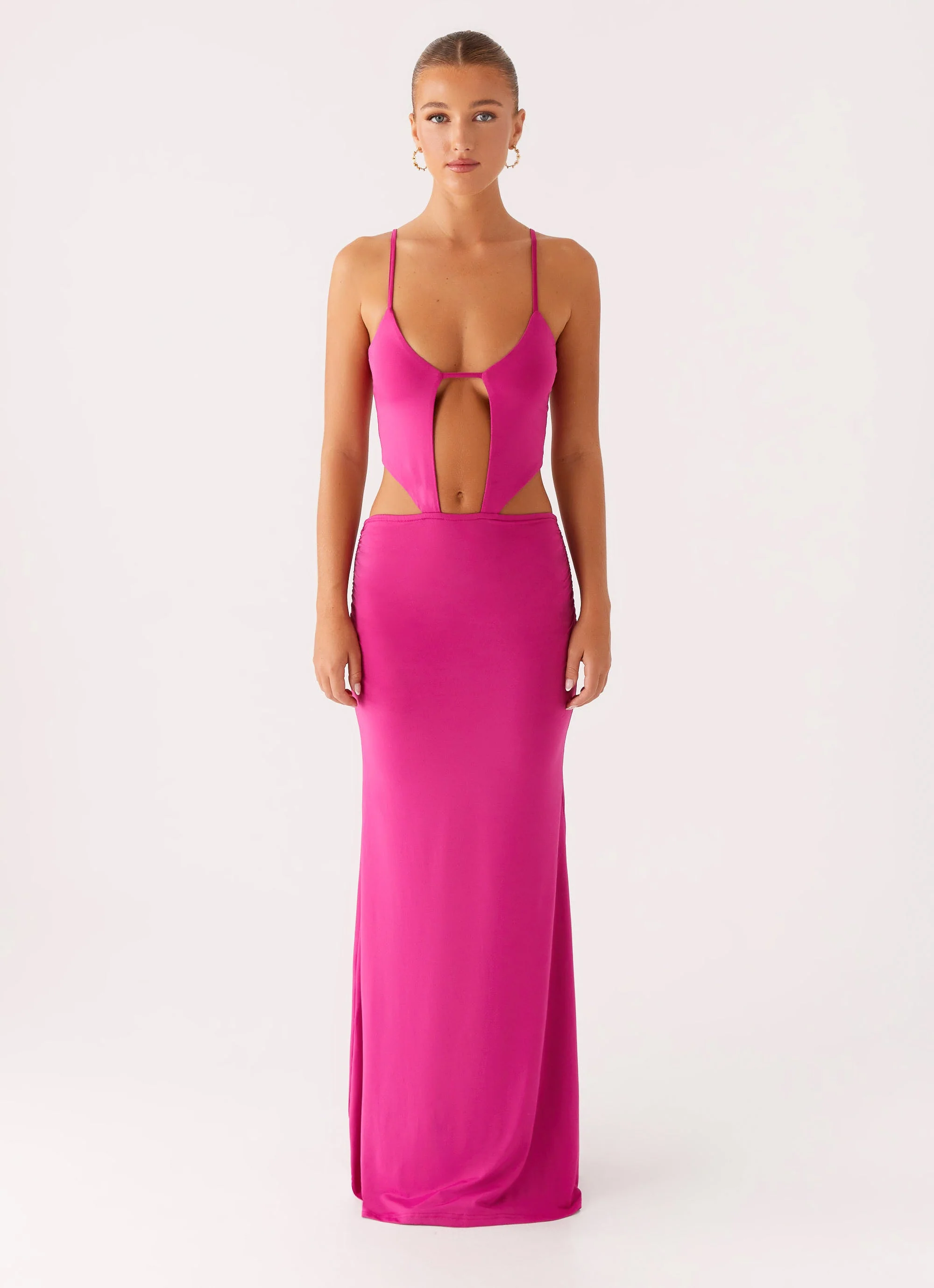 Headliner Maxi Dress - Fuchsia - Image 3