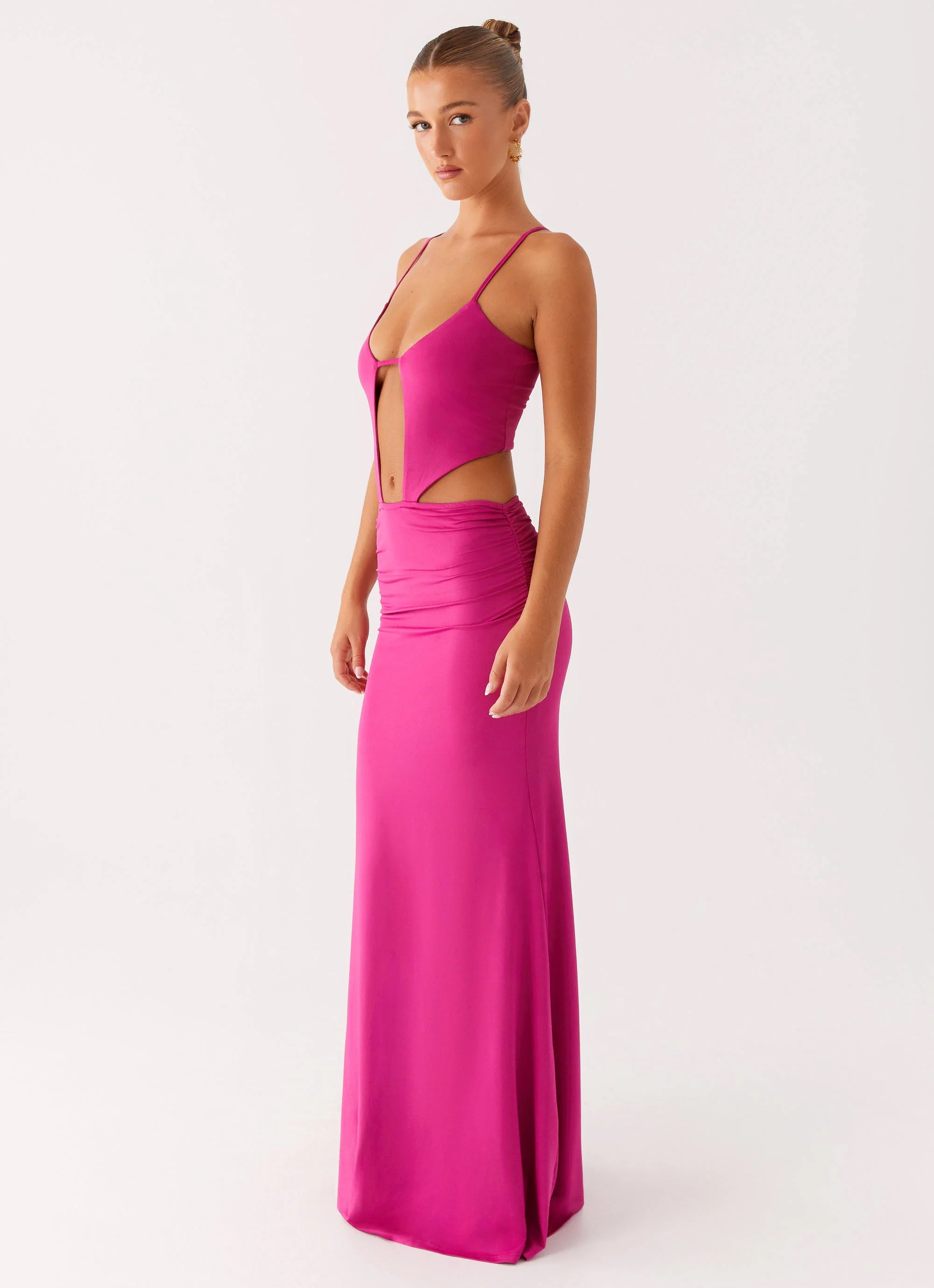 Headliner Maxi Dress - Fuchsia - Image 5