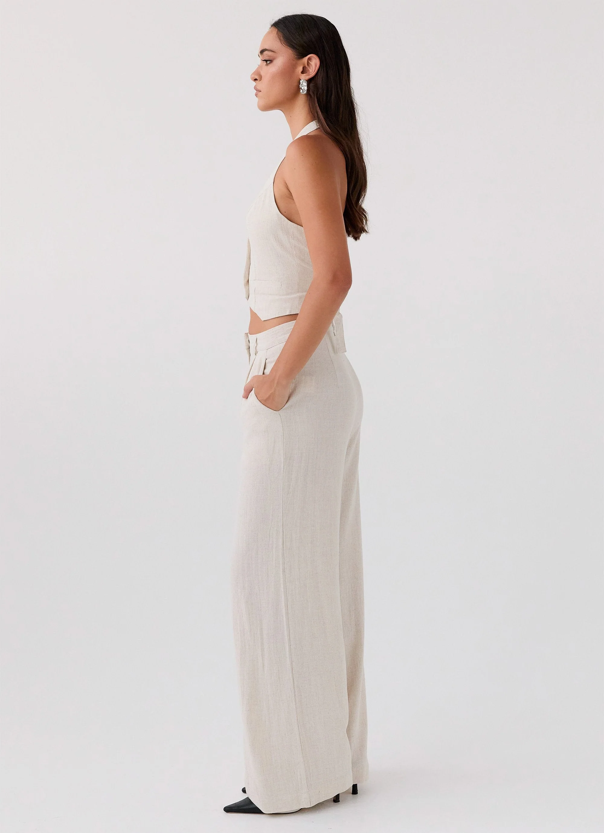 Heatwave Linen Pants - Oatmeal - Image 4