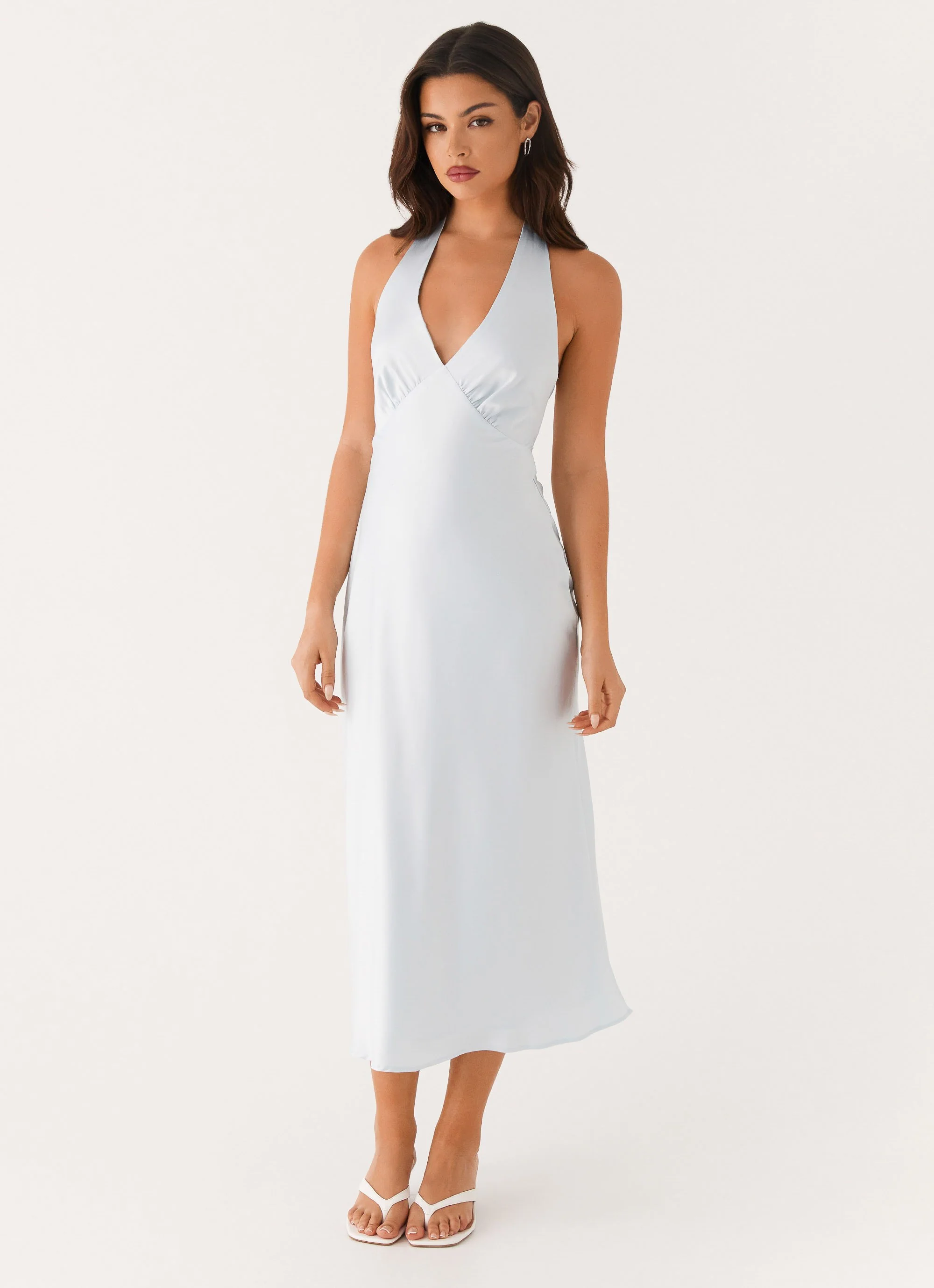 Heavy Hearted Midi Dress - Blue - Image 2