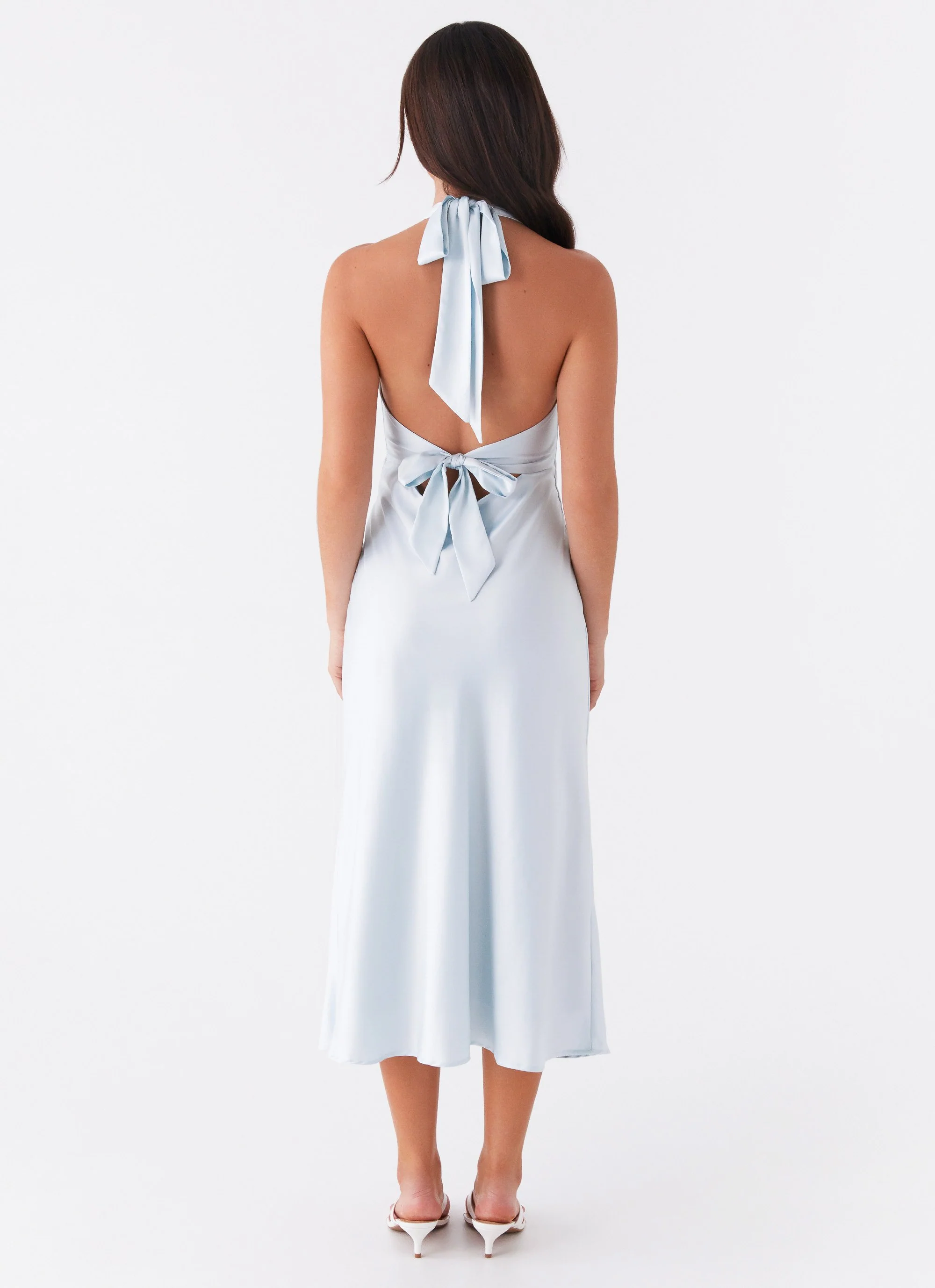 Heavy Hearted Midi Dress - Blue - Image 4