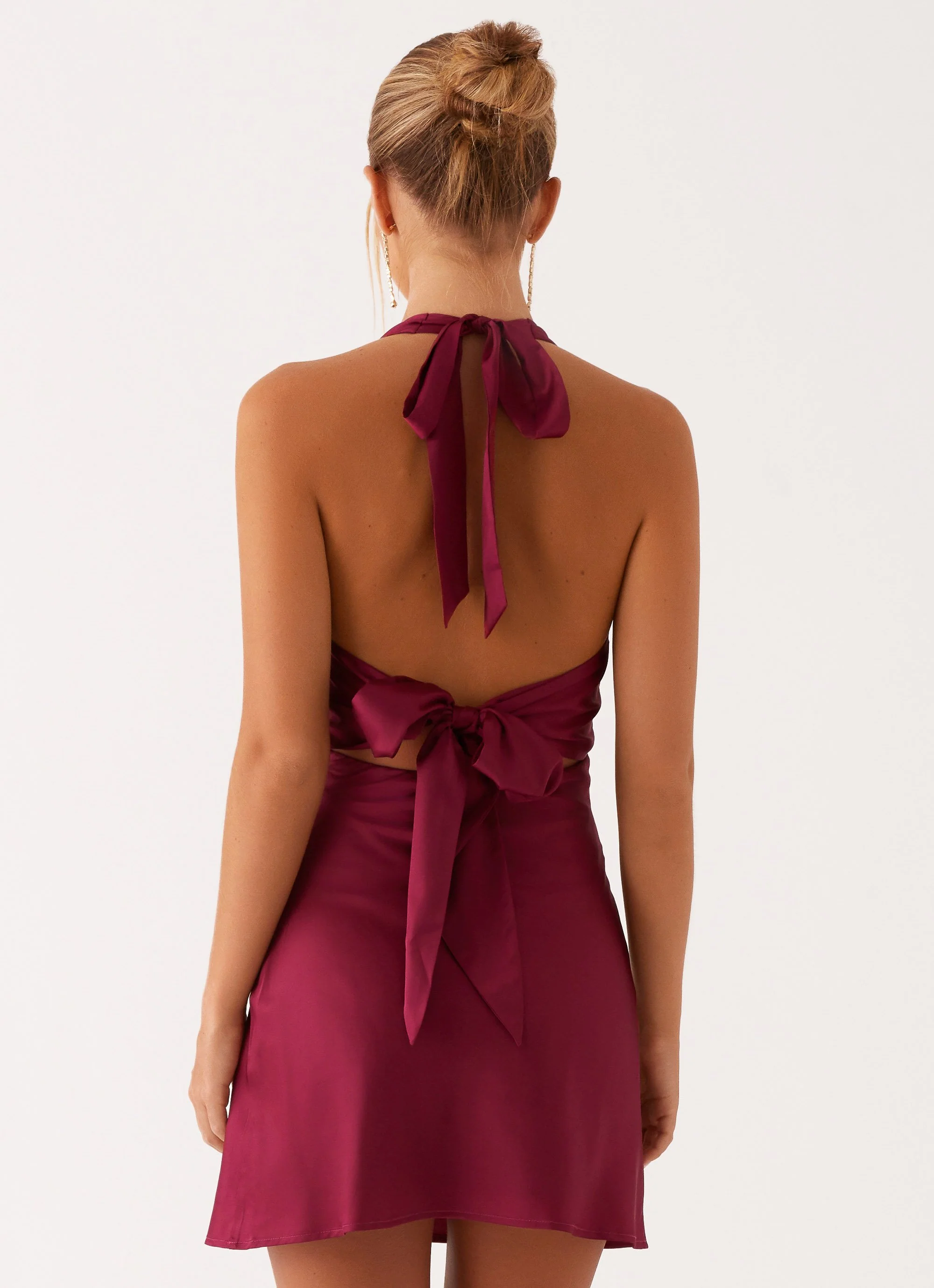 Heavy Hearted Mini Dress - Mulberry - Image 4