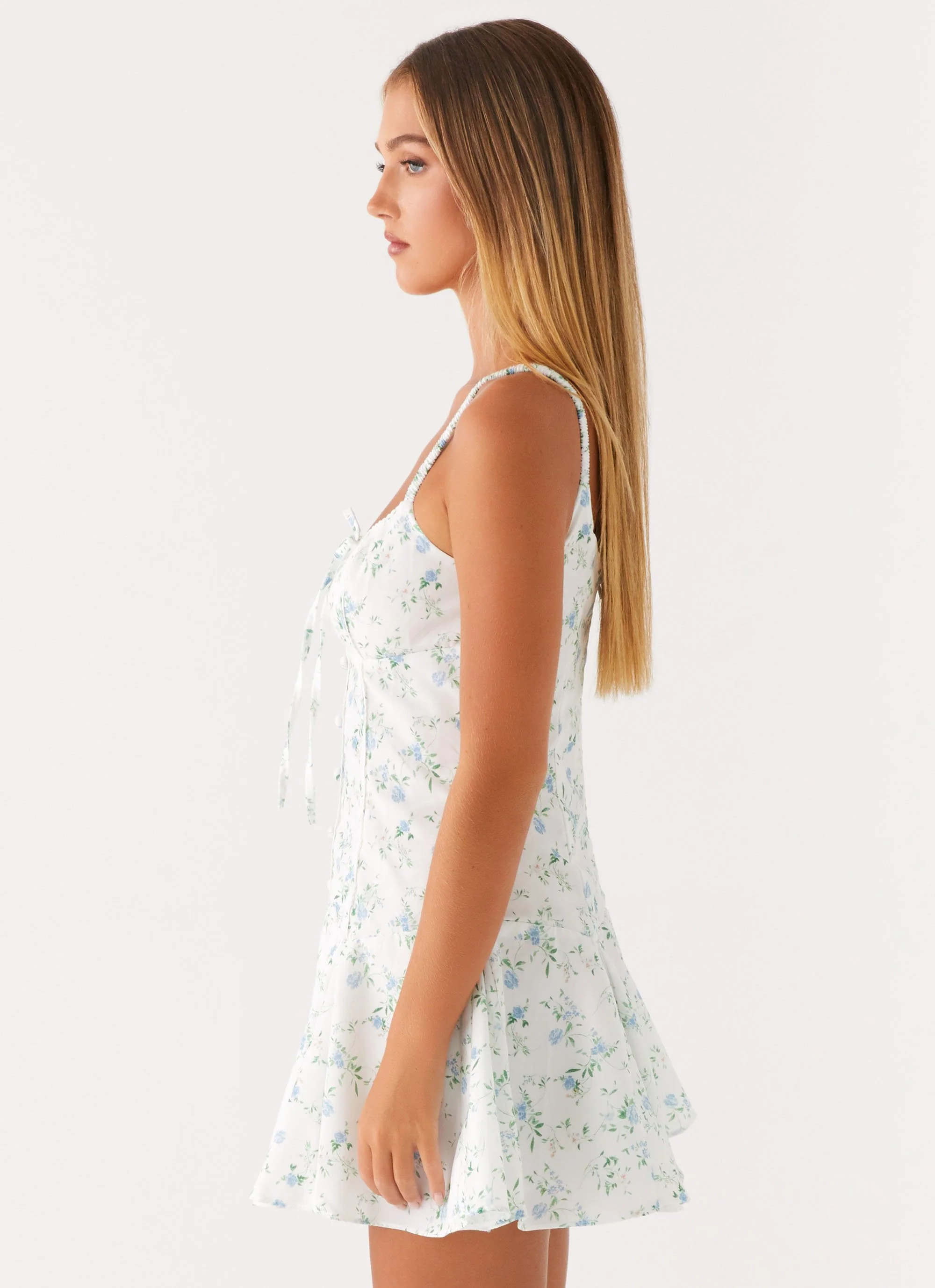Helena Mini Dress - Vintage Ditsy Floral - Image 3