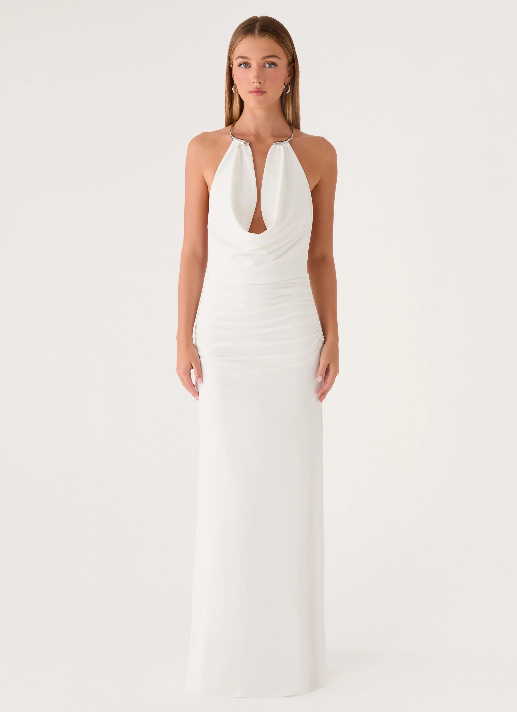 Hena Maxi Dress - White - Image 6
