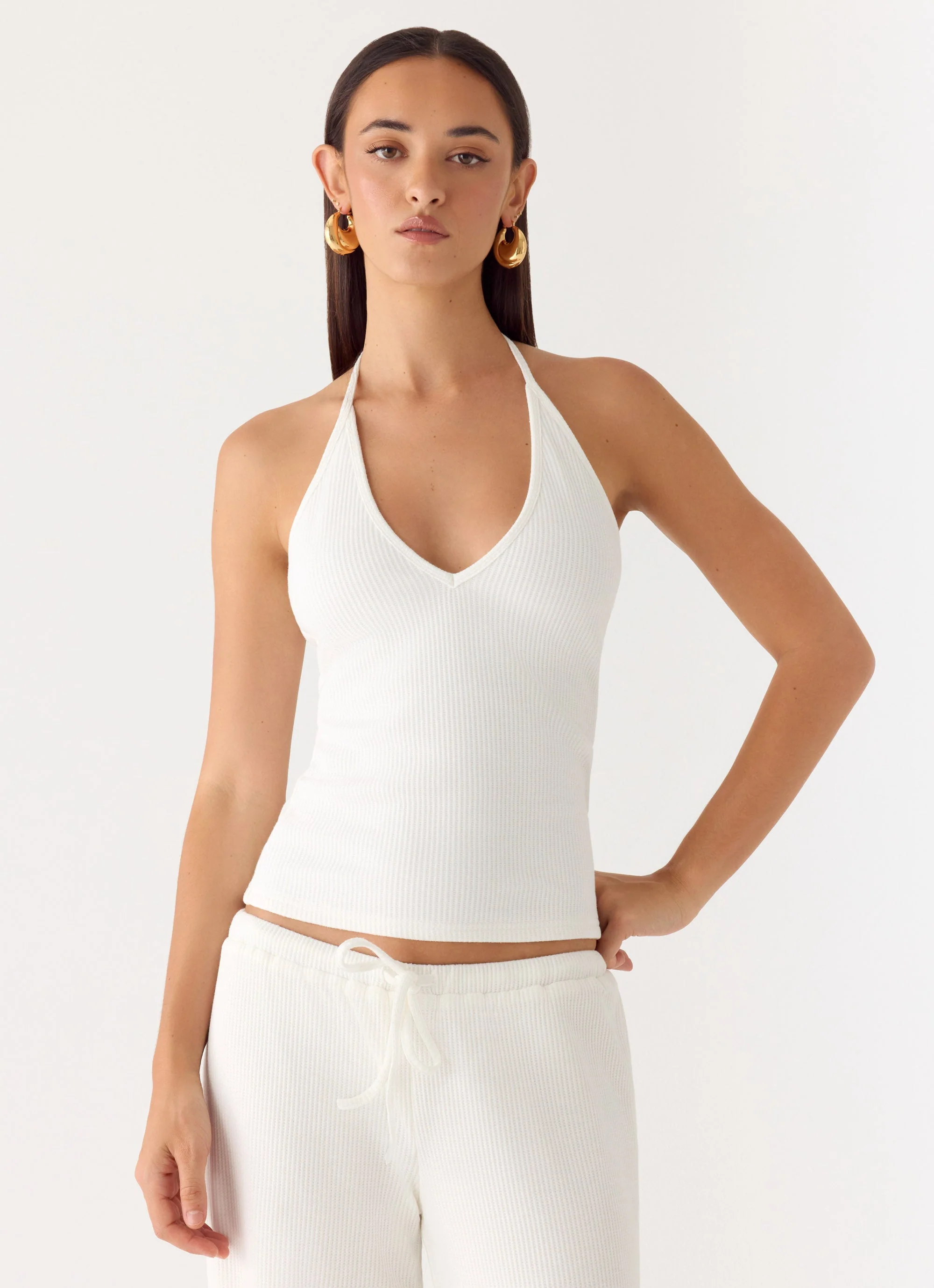 Henry Halter Top - Ivory - Image 5