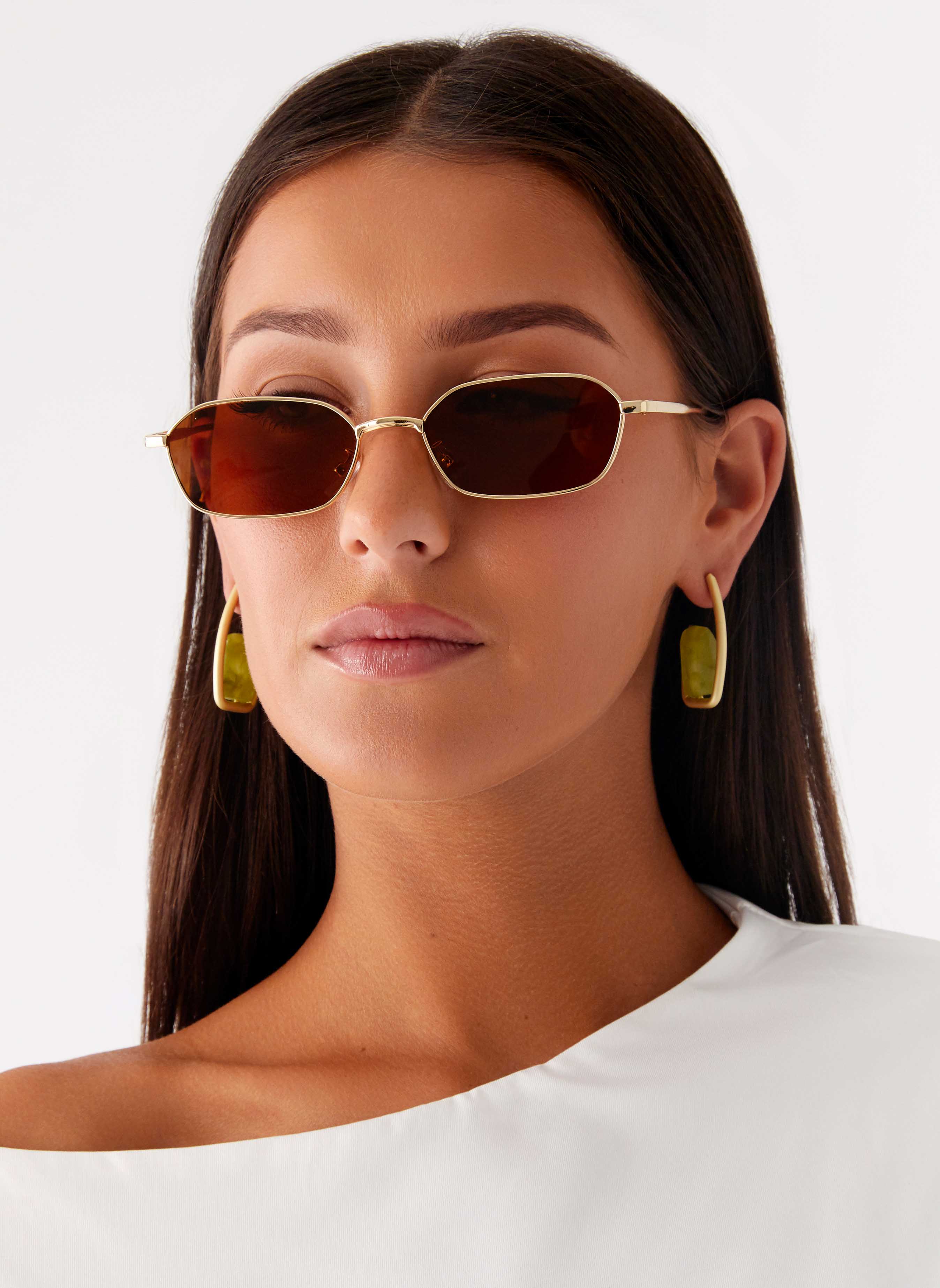 Honeydew Sunglasses - Brown - Image 2