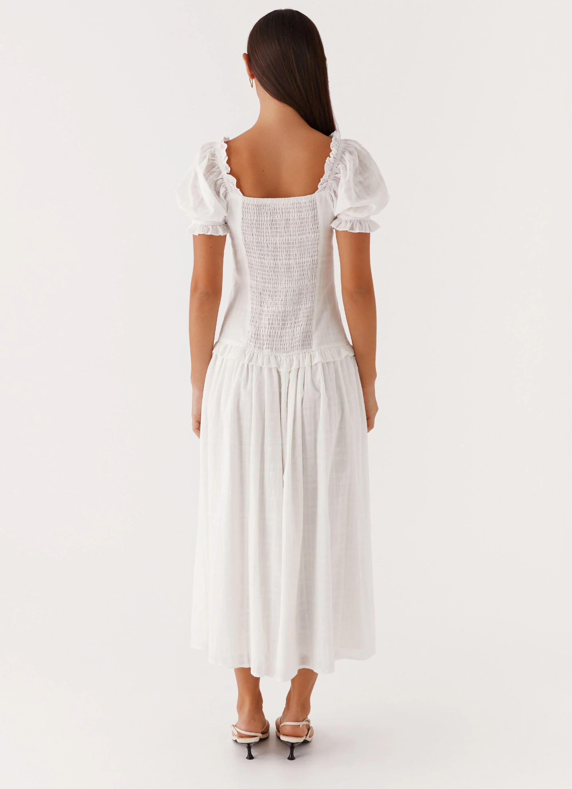 Hundred Percent Midi Dress - White - Image 5