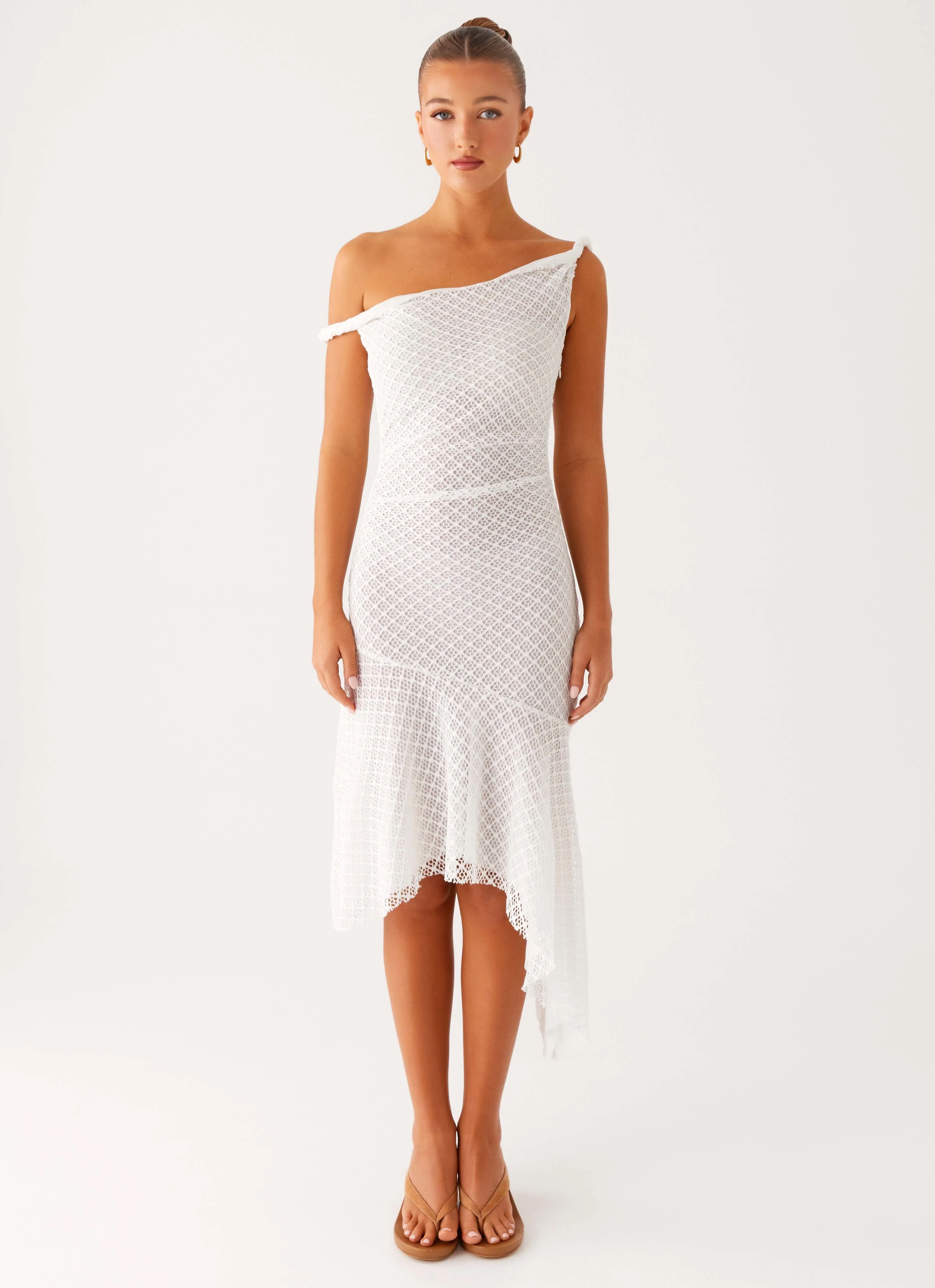 Huntah Midi Dress - Ivory - Image 2
