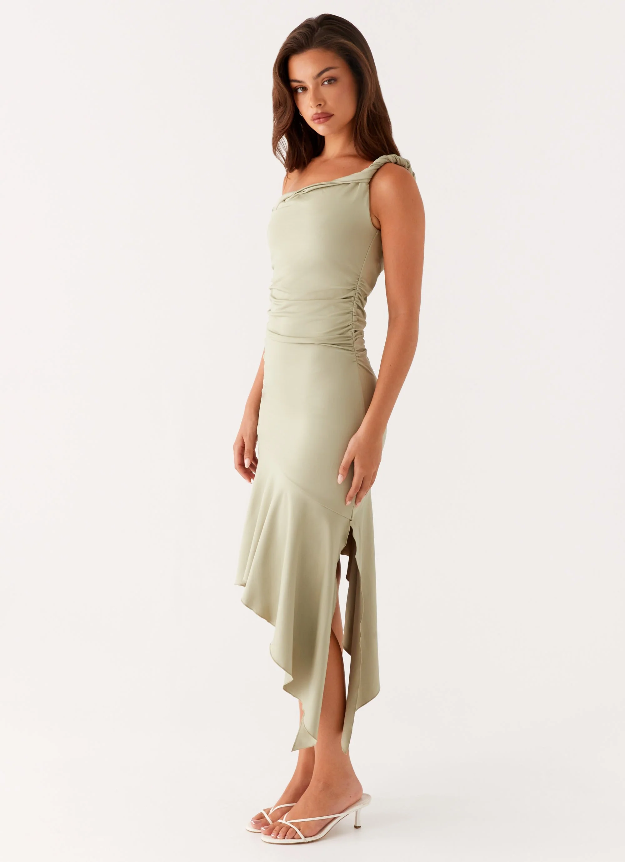 Huntah Midi Dress - Sage - Image 3