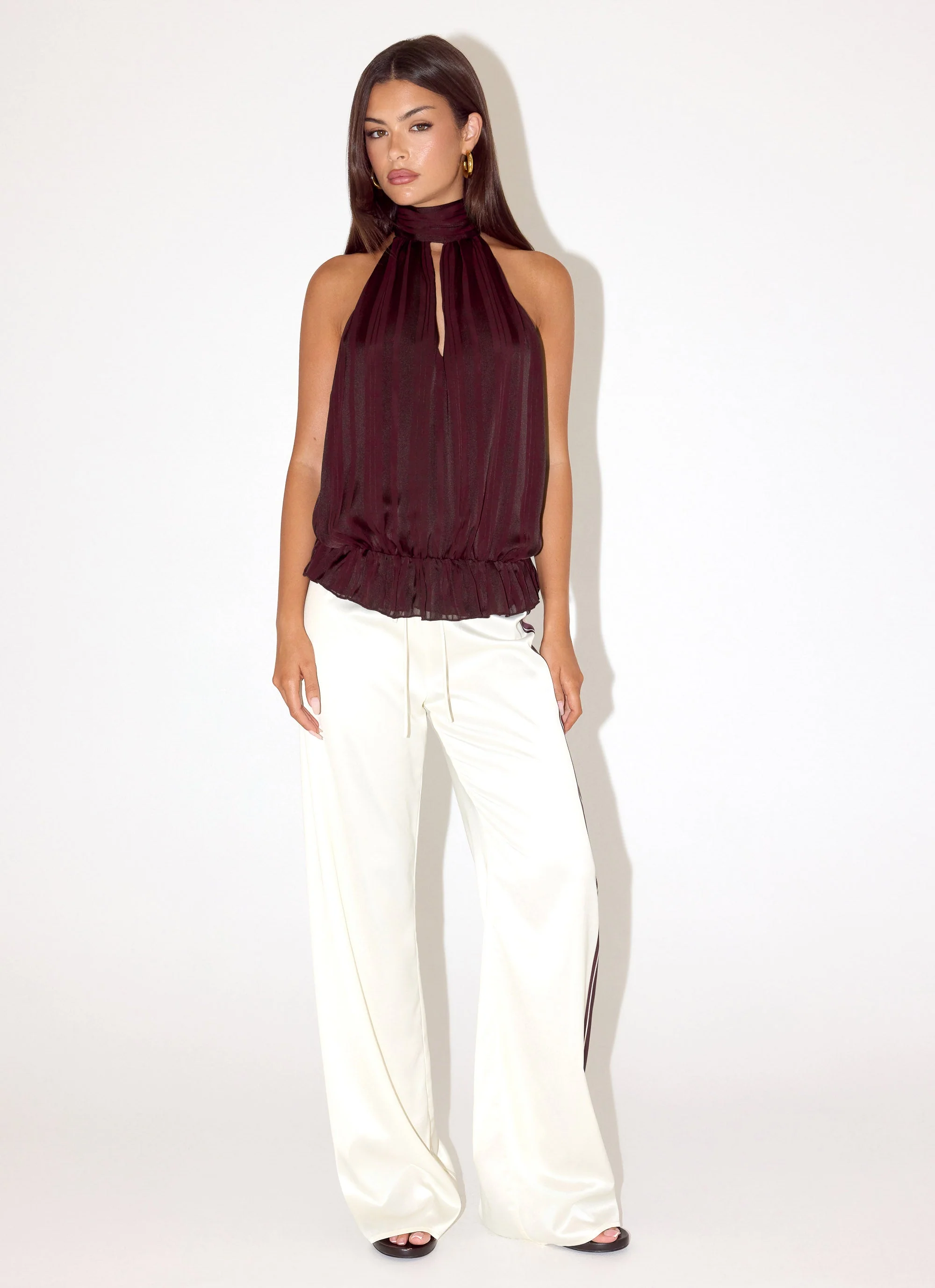 Hydro Halter Top - Aubergine - Image 6