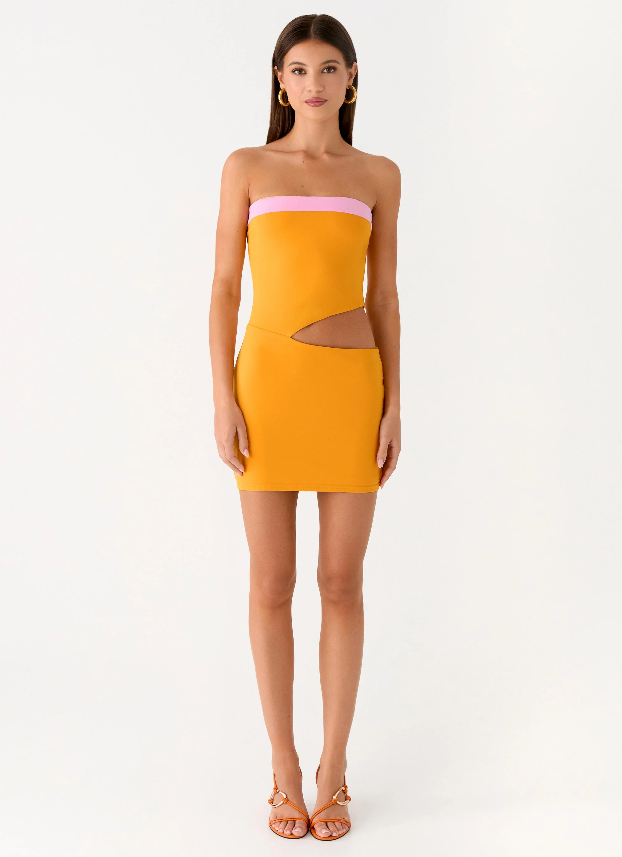Ica Mini Dress - Orange - Image 4