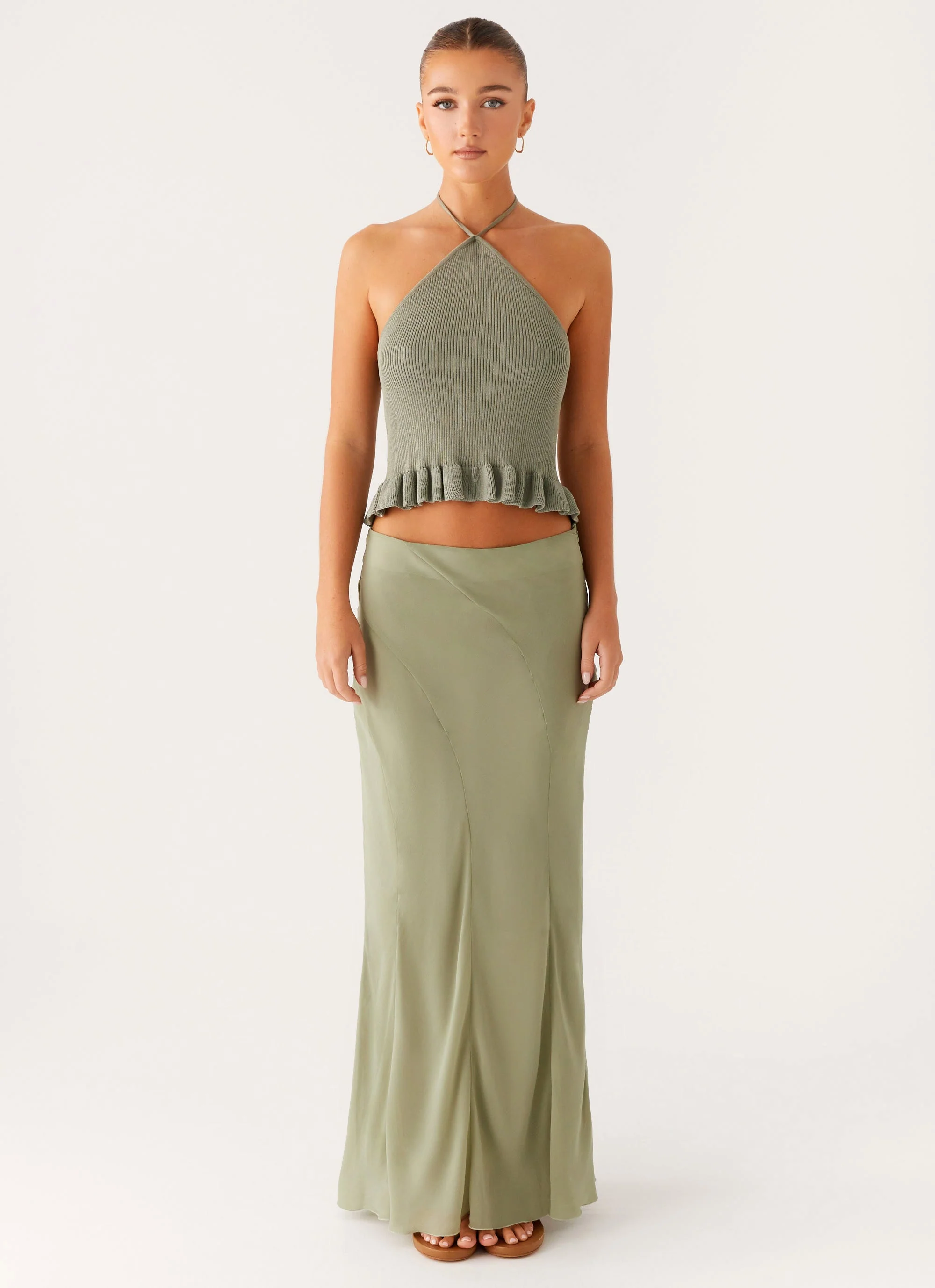 Idola Knit Top - Sage - Image 2