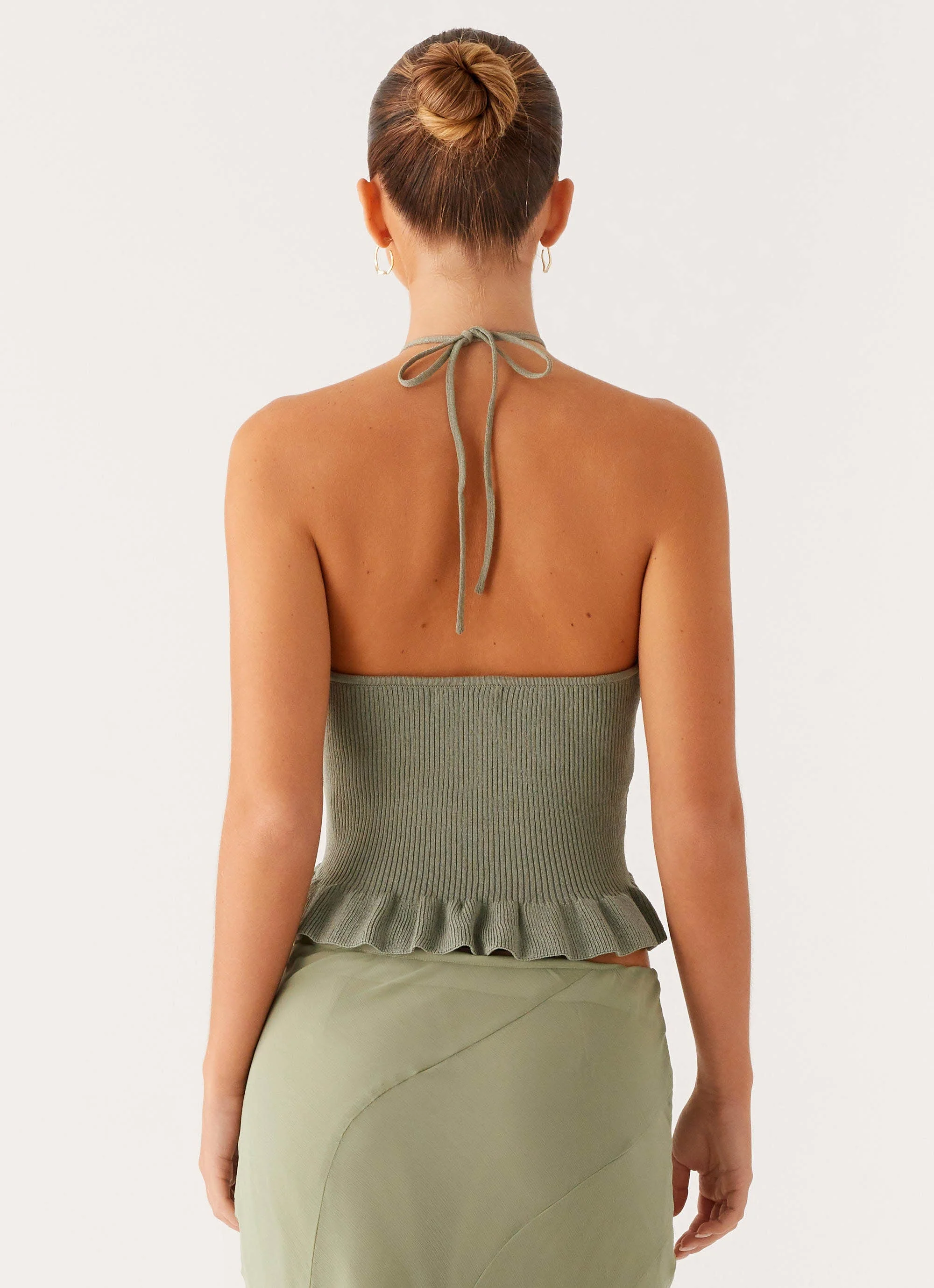 Idola Knit Top - Sage - Image 4