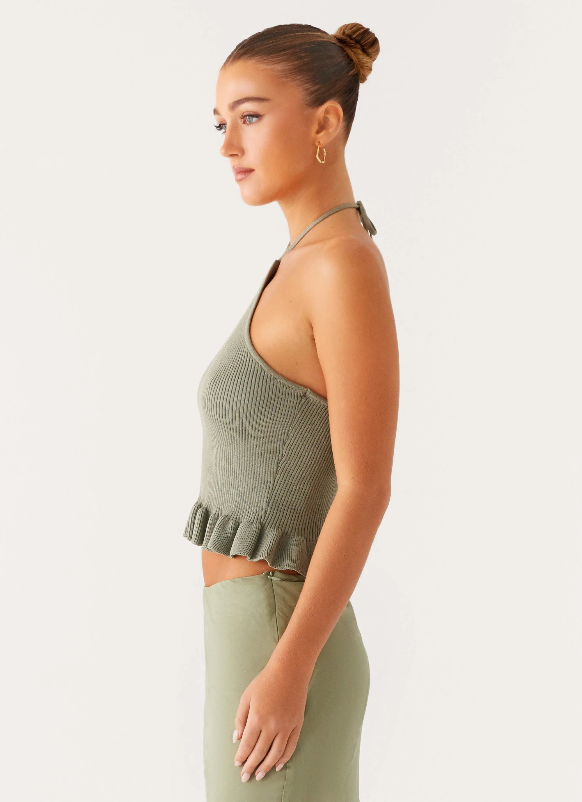 Idola Knit Top - Sage - Image 5