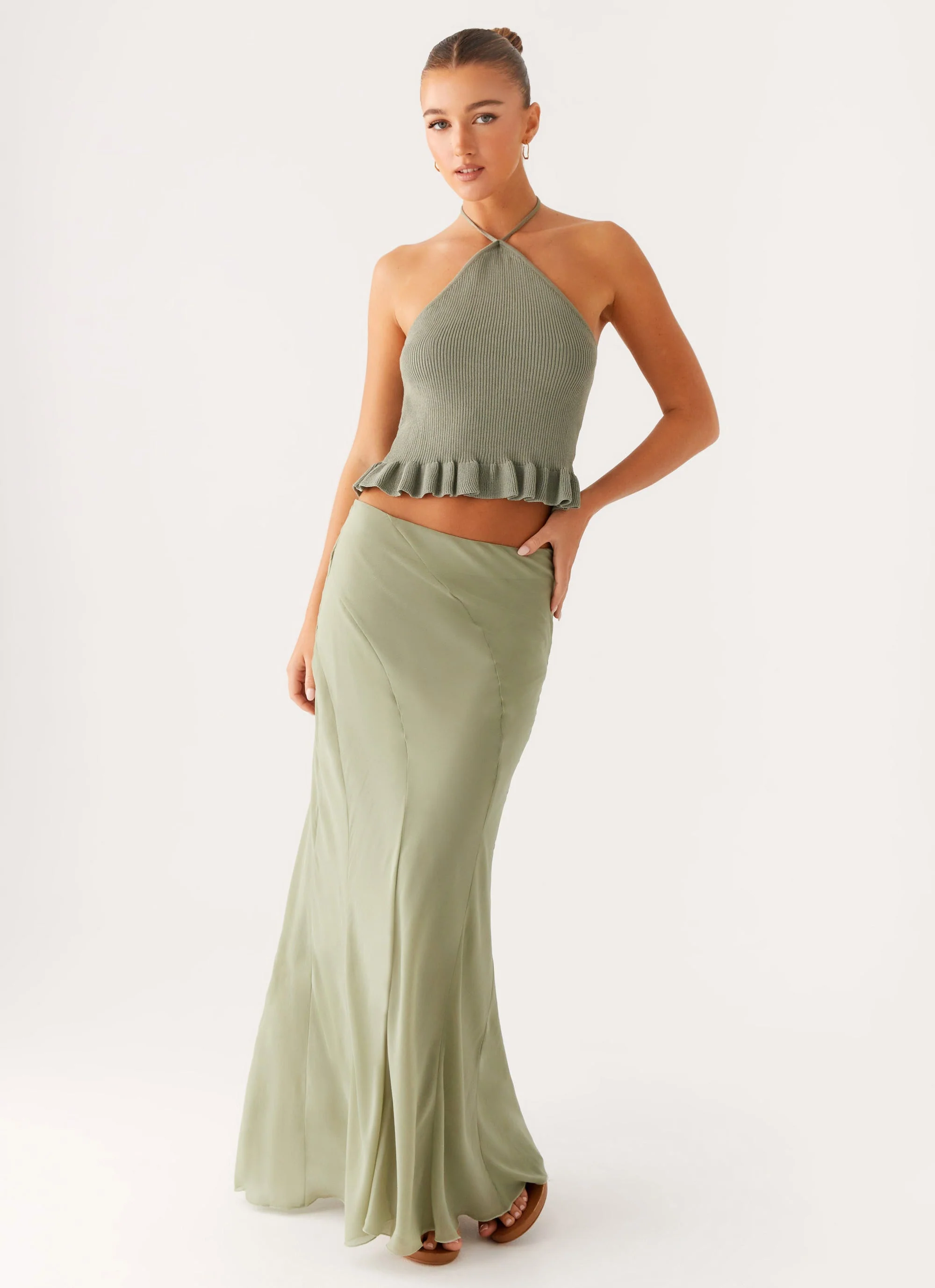 Idola Knit Top - Sage - Image 6