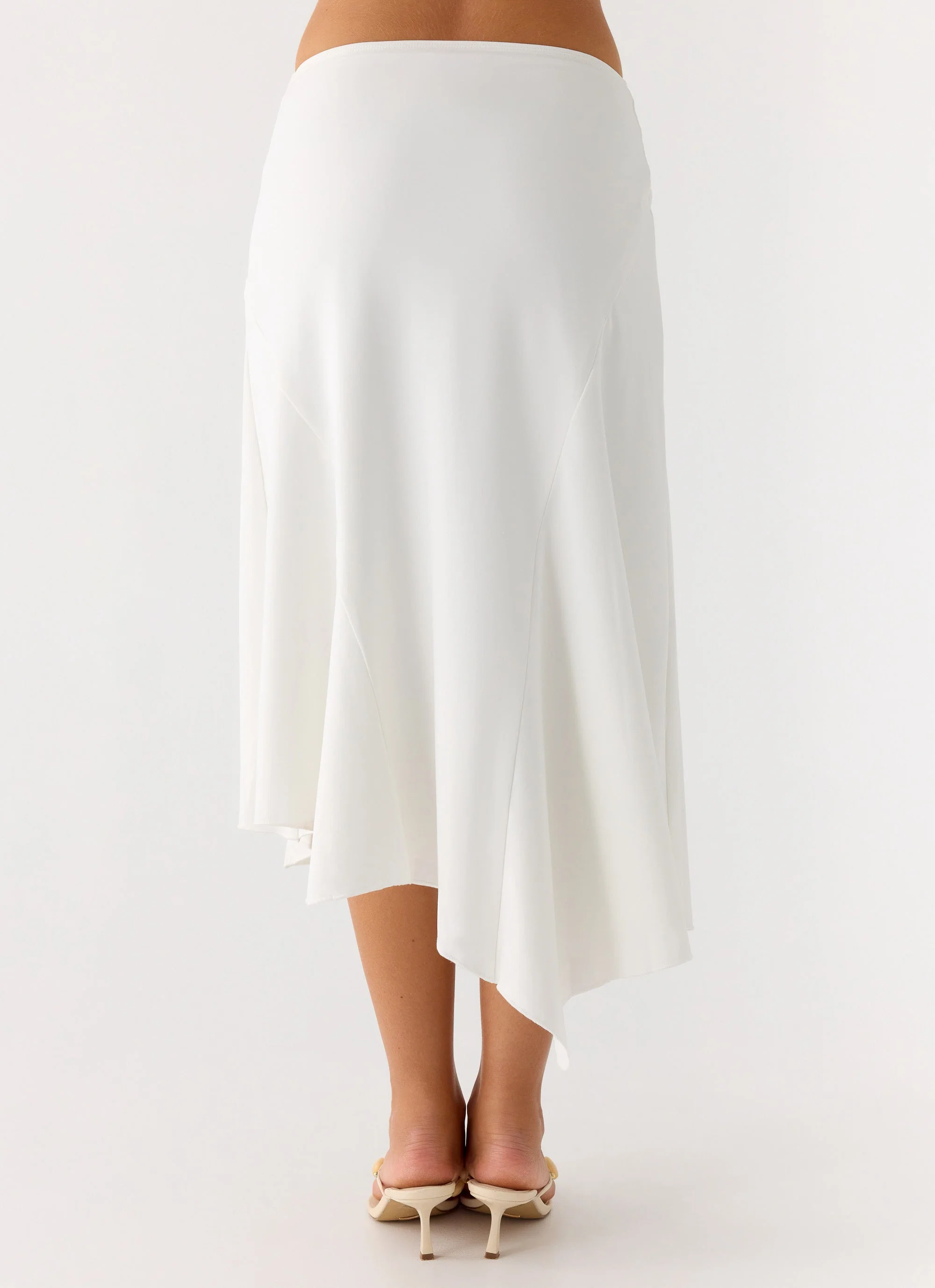 Ignite It Midi Skirt - White - Image 3