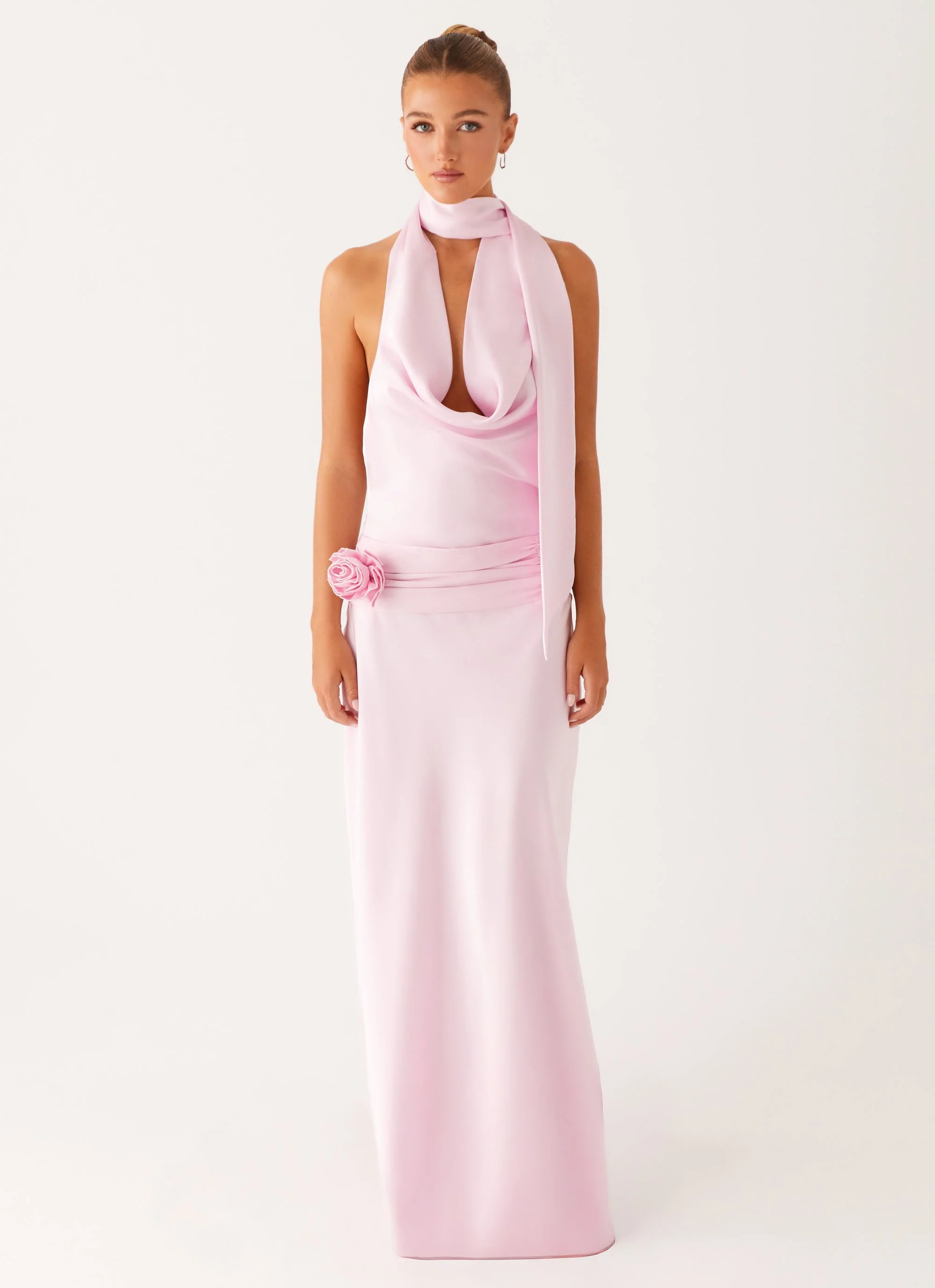 Imani Maxi Dress - Pink - Image 2