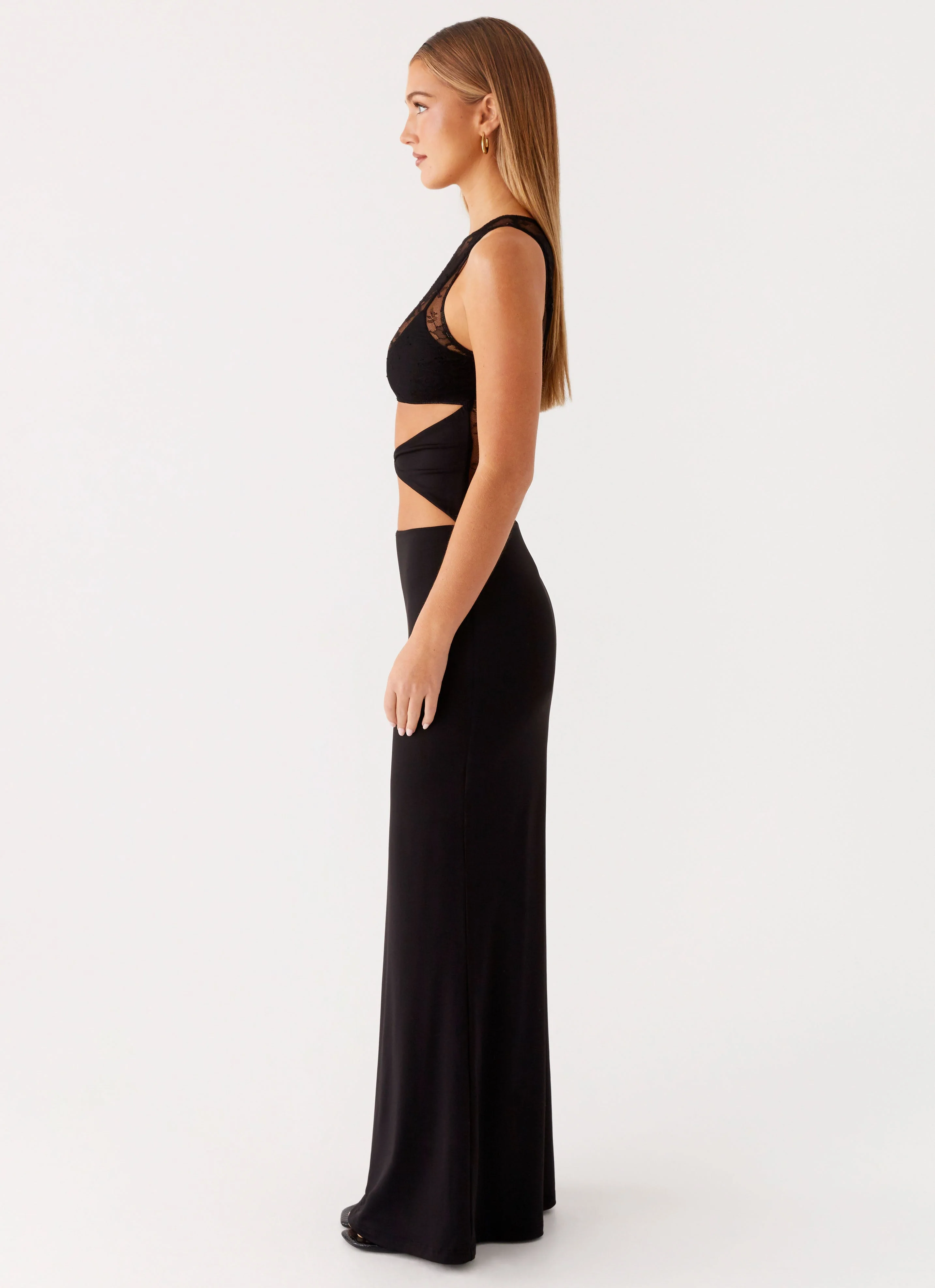 Imperial Maxi Dress - Black - Image 2