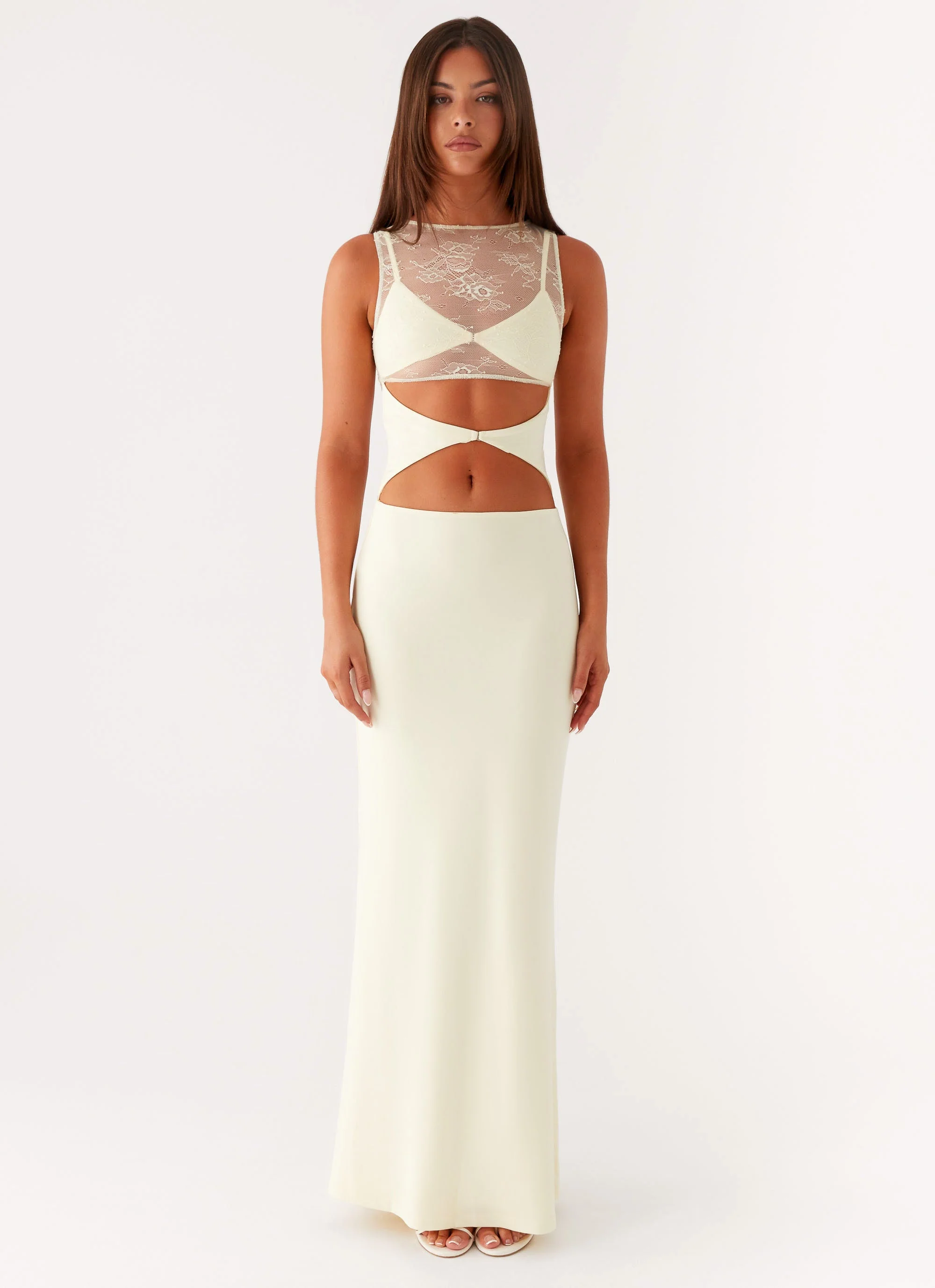 Imperial Maxi Dress - Yellow - Image 2