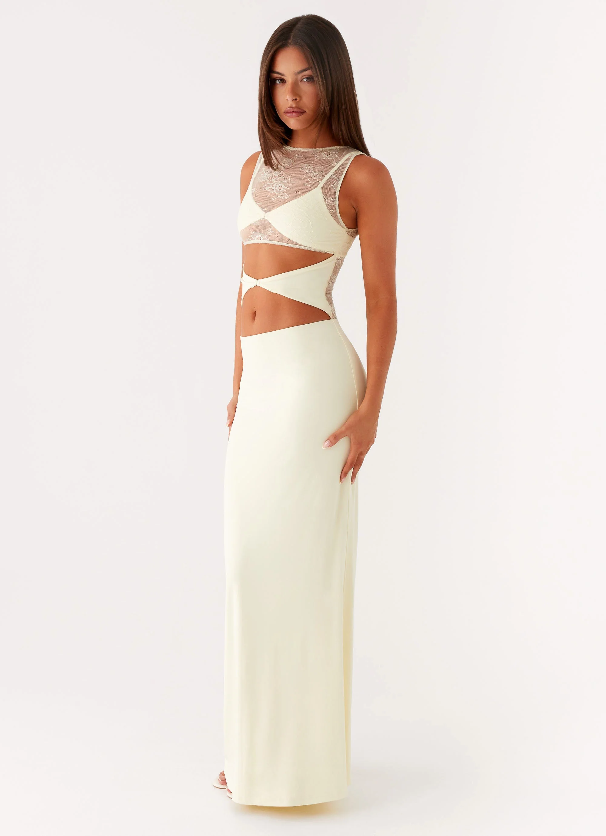 Imperial Maxi Dress - Yellow - Image 3
