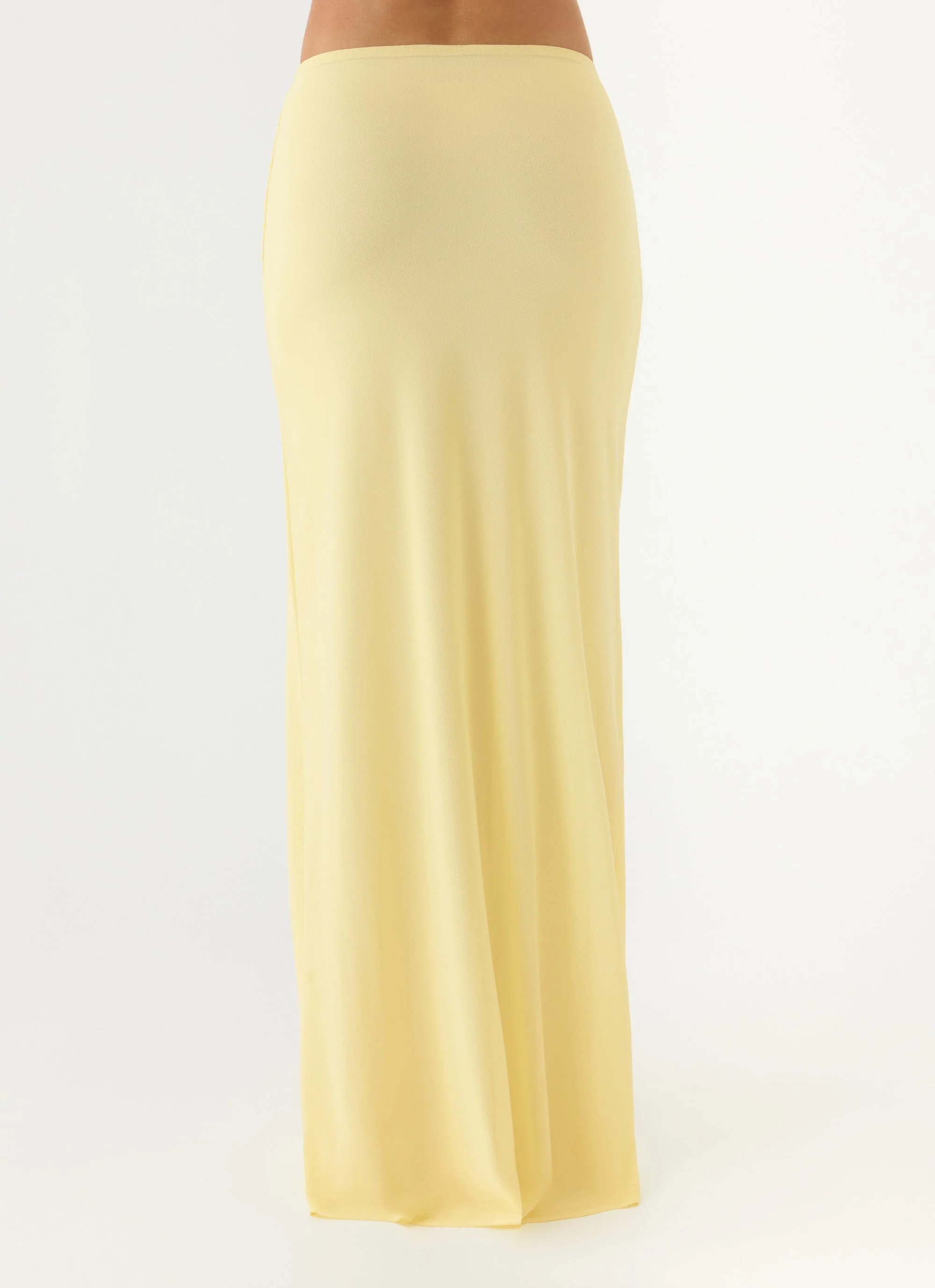 In Destiny Wrap Maxi Skirt - Yellow - Image 3