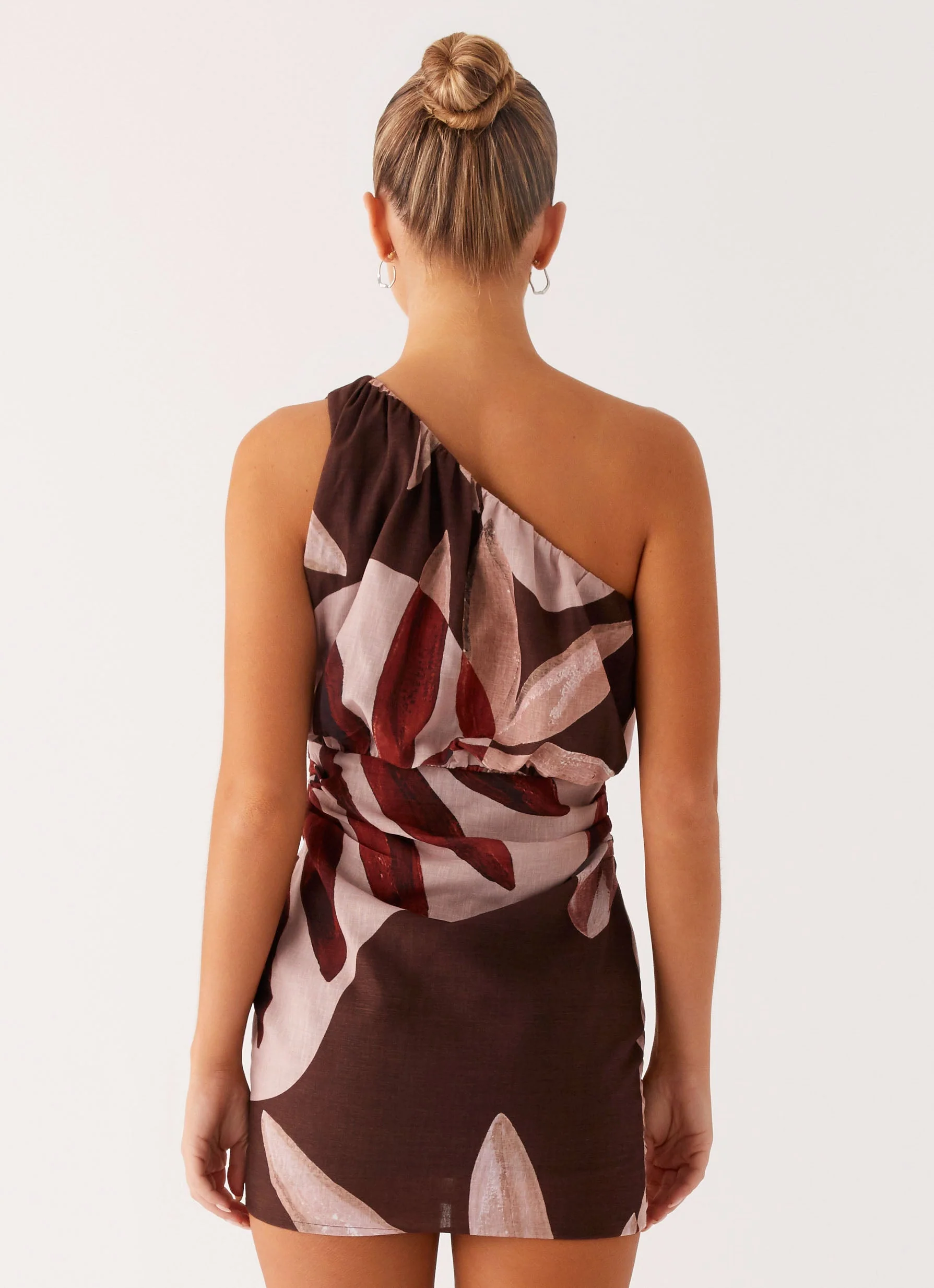 Indianna Mini Dress - Cinnamon Palm - Image 5