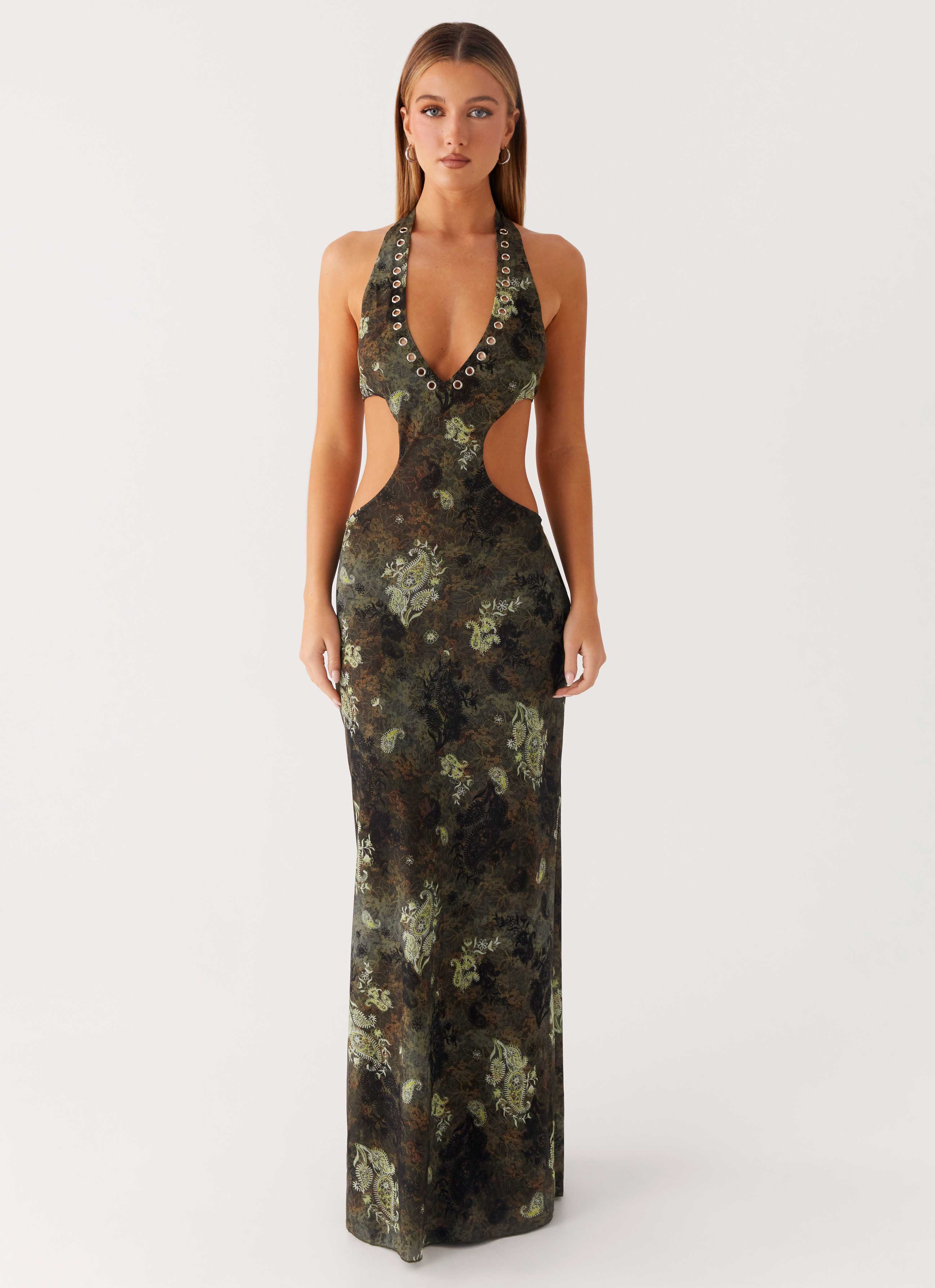 Indra Maxi Dress - Cyber Floral - Image 4