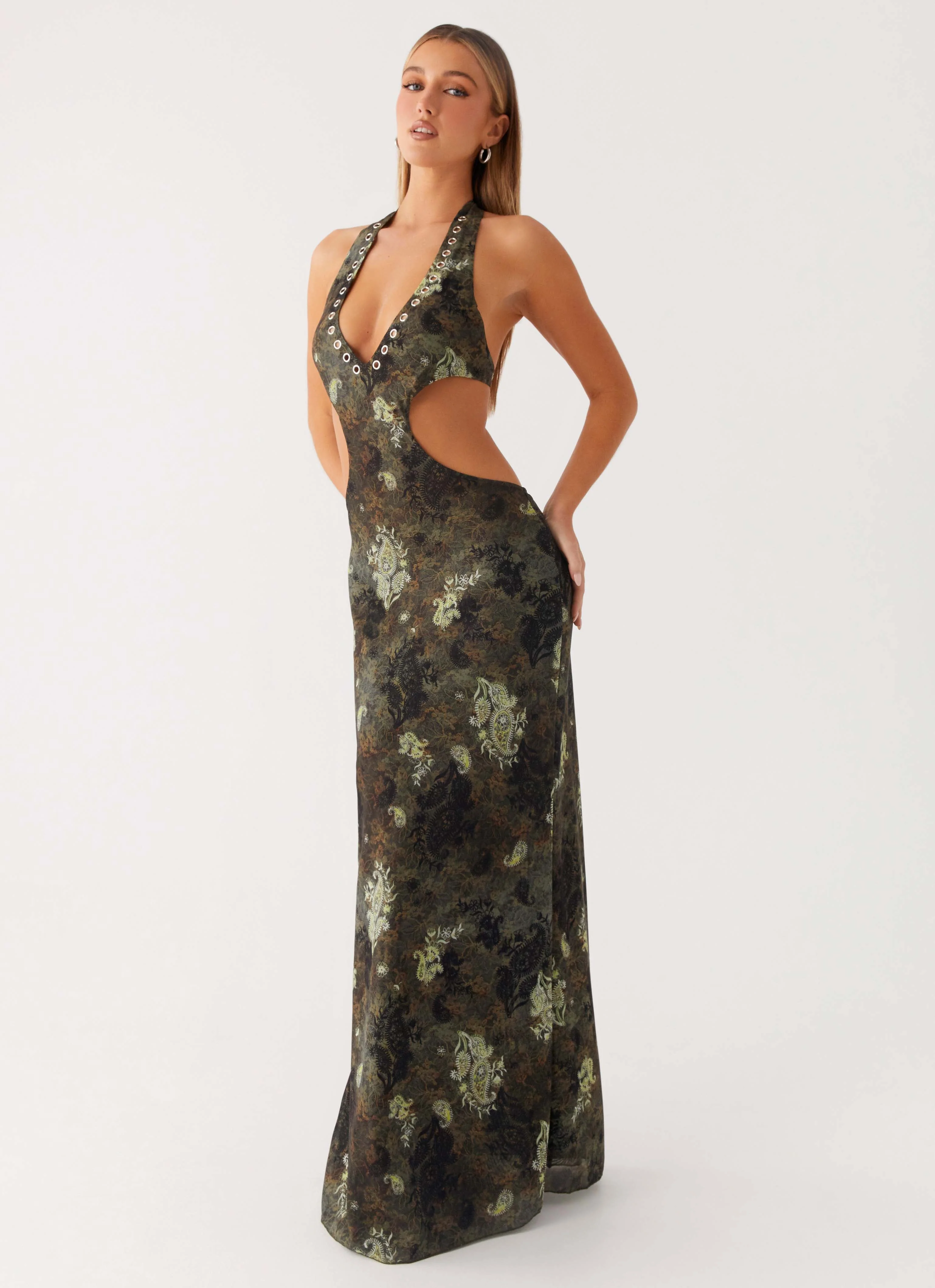 Indra Maxi Dress - Cyber Floral - Image 5