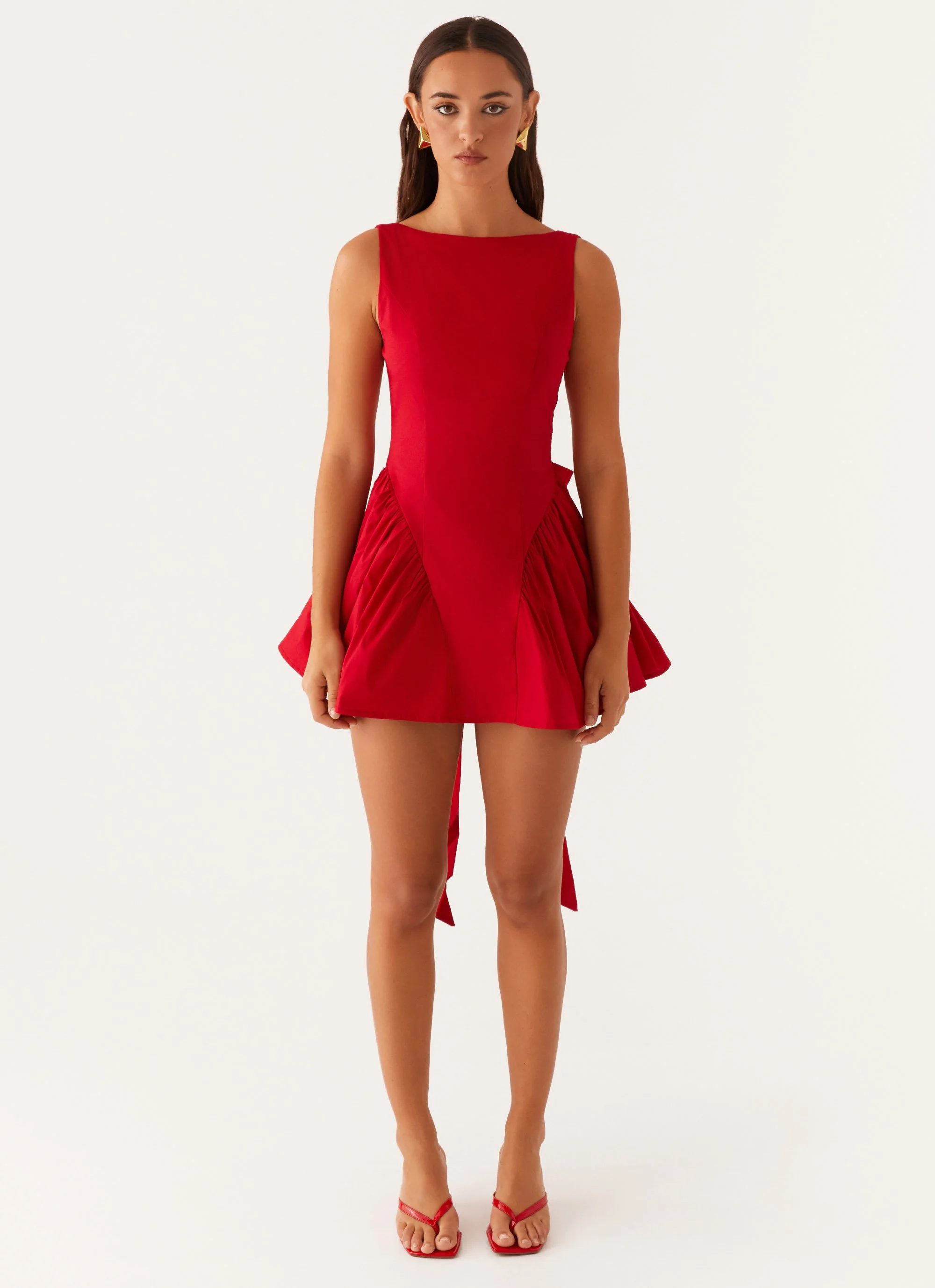 Invited Mini Dress - Red - Image 2