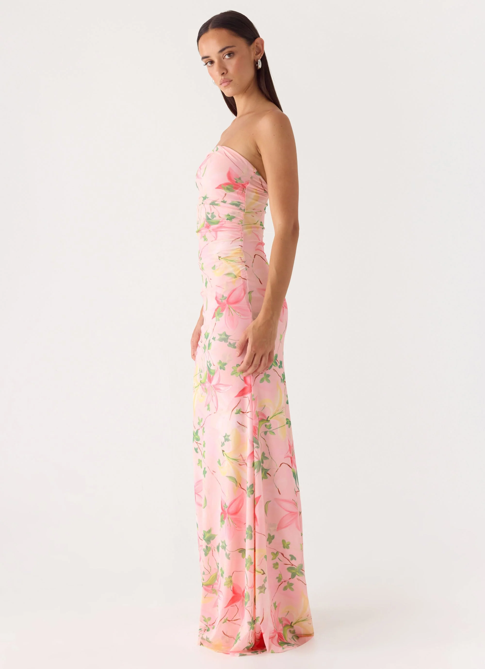 Iroha Strapless Maxi Dress - Blooming Spring - Image 2