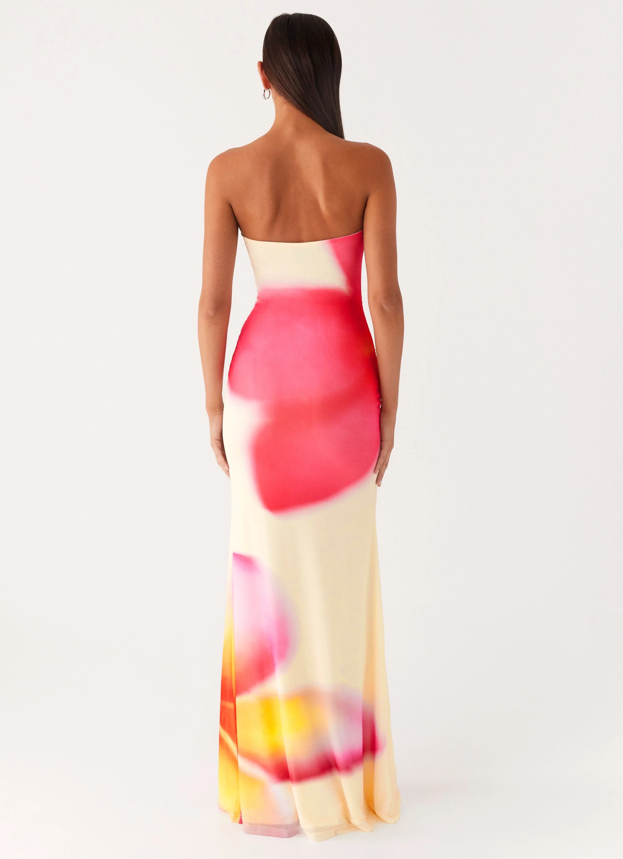 Iroha Strapless Maxi Dress - Frangipani Yellow - Image 3