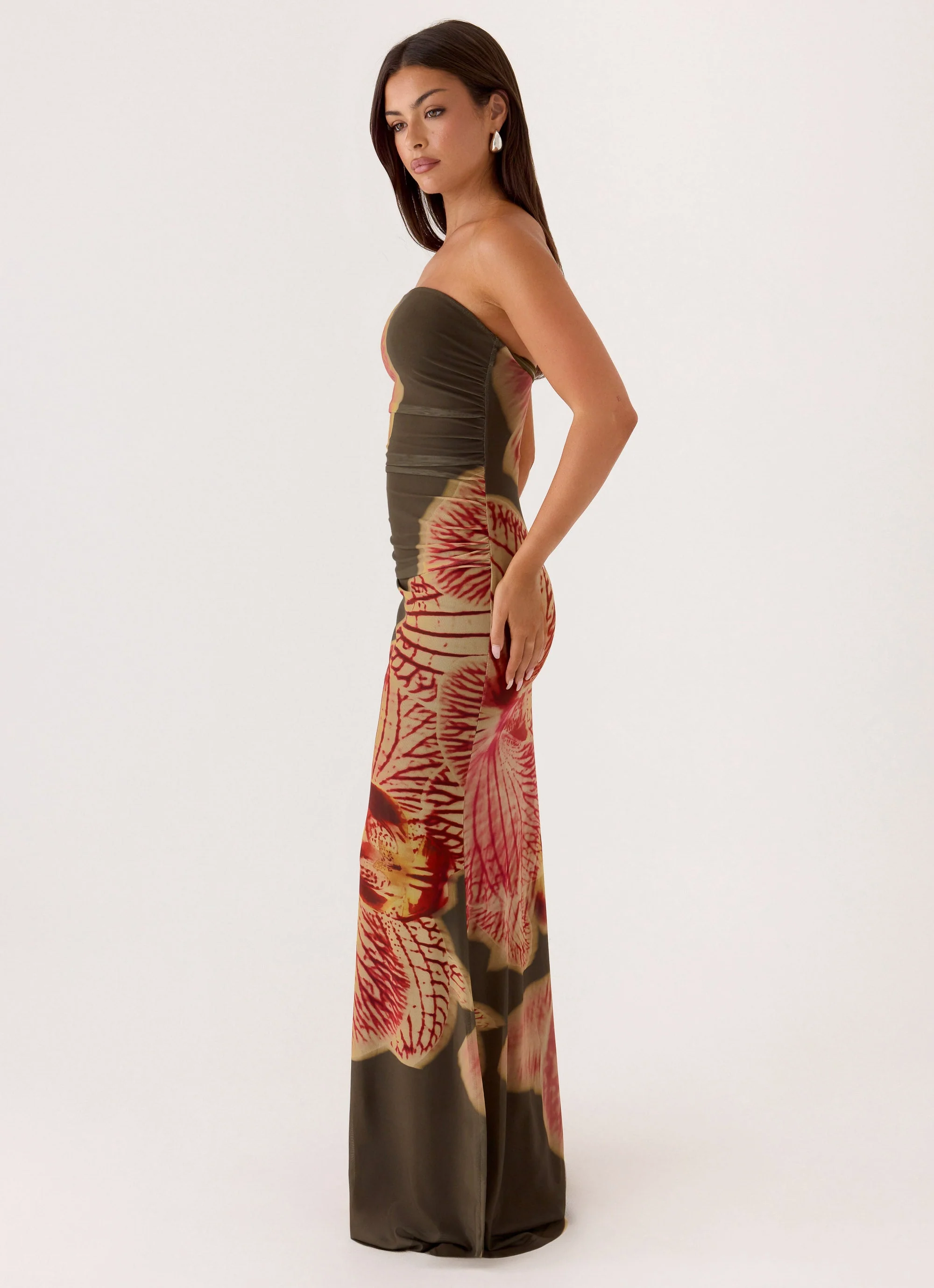Iroha Strapless Maxi Dress - Jungle Grove - Image 3