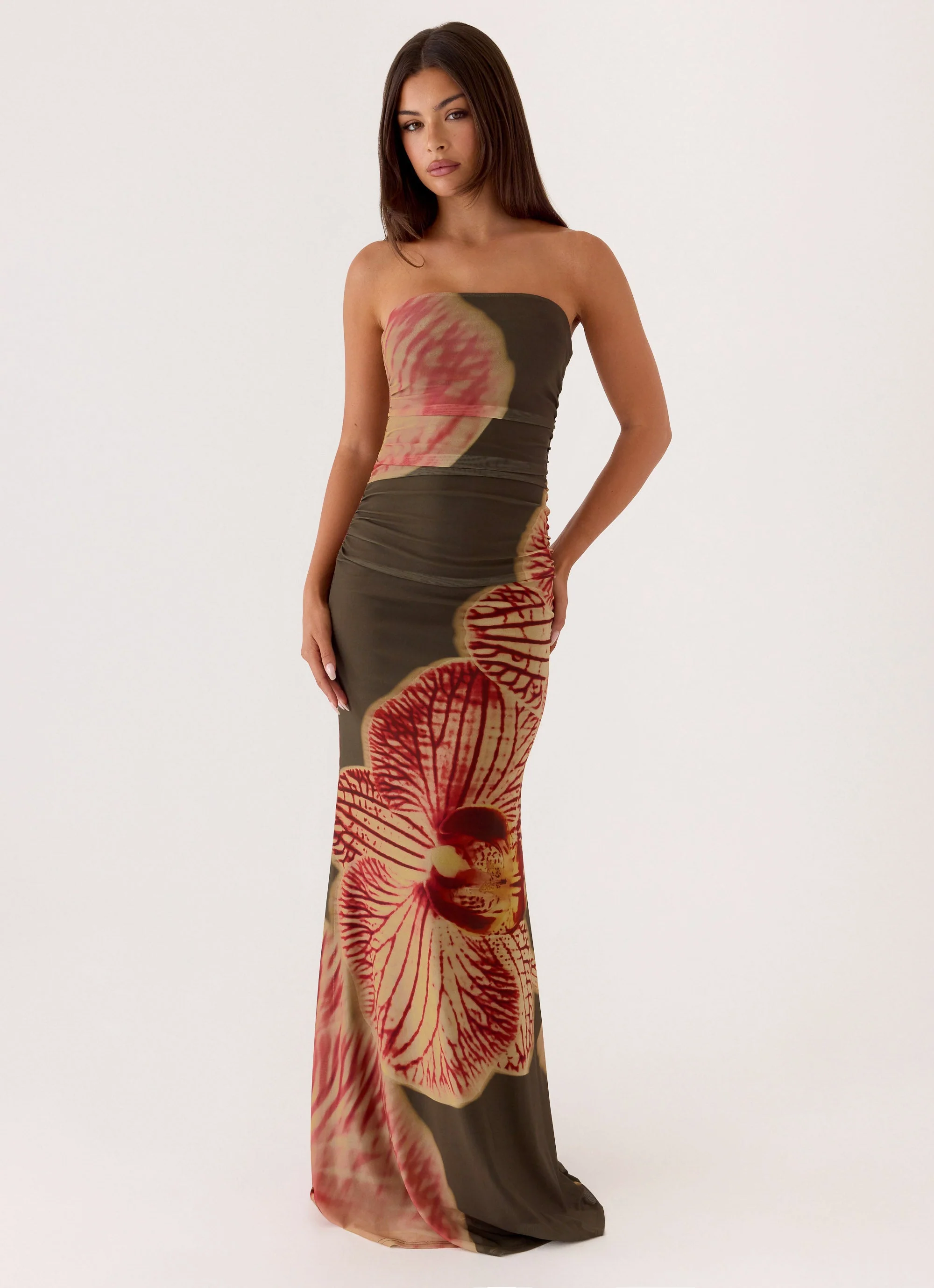 Iroha Strapless Maxi Dress - Jungle Grove - Image 4