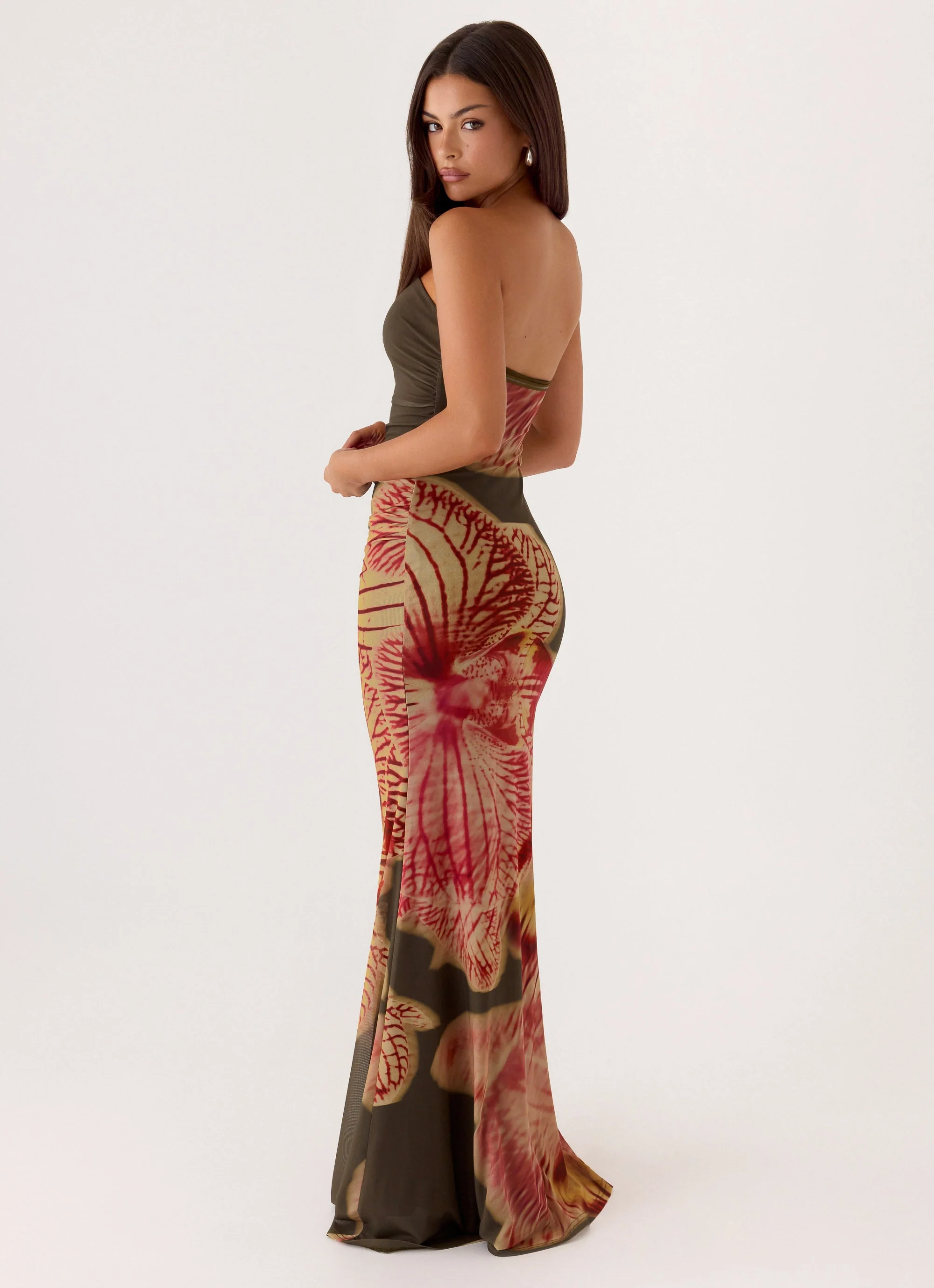 Iroha Strapless Maxi Dress - Jungle Grove - Image 5