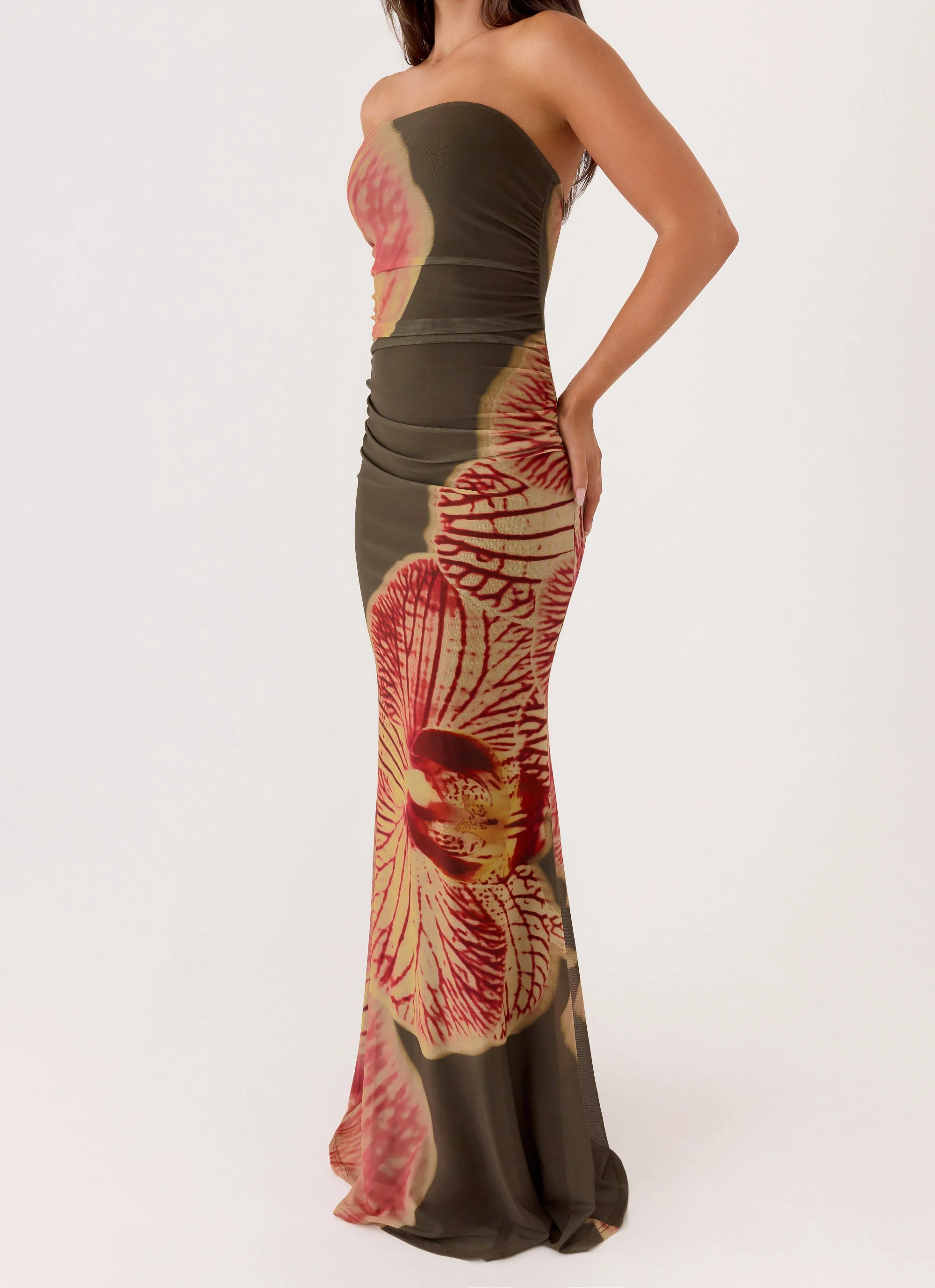 Iroha Strapless Maxi Dress - Jungle Grove - Image 6