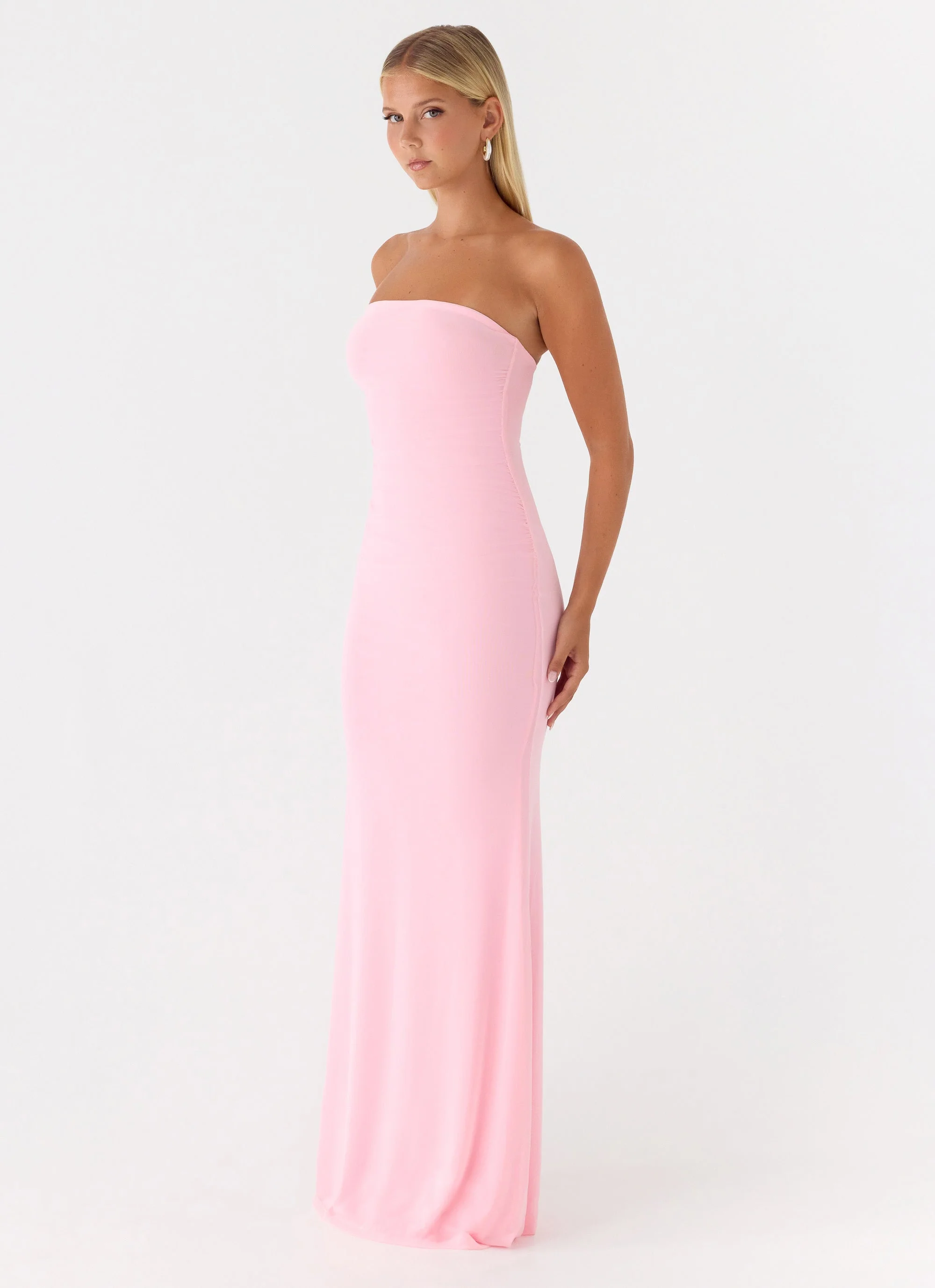 Iroha Strapless Maxi Dress - Pink - Image 2