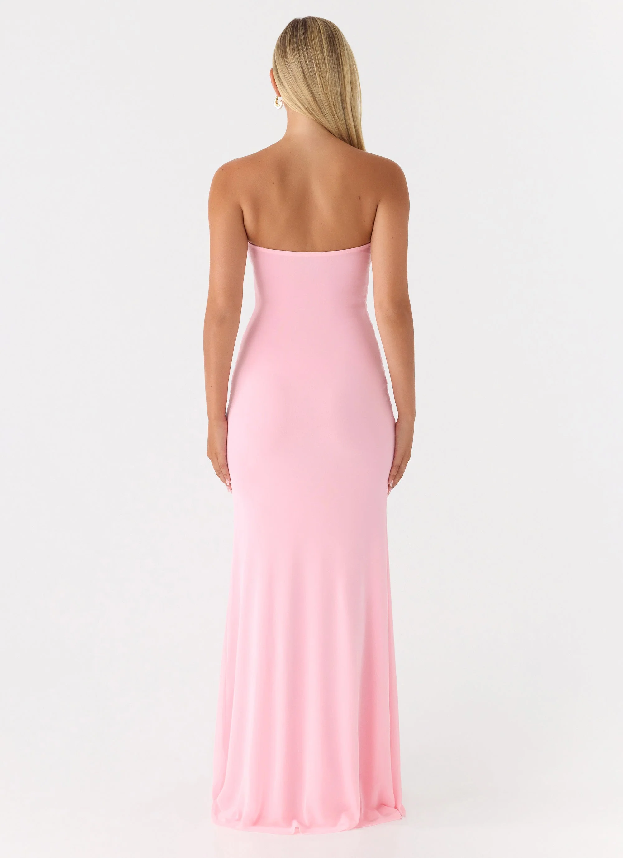 Iroha Strapless Maxi Dress - Pink - Image 3
