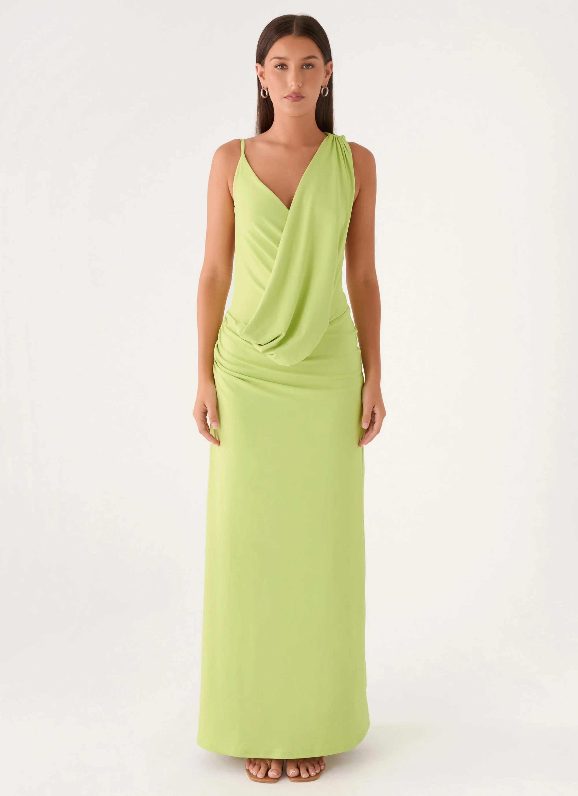 Isamaya Maxi Dress - Lime - Image 5
