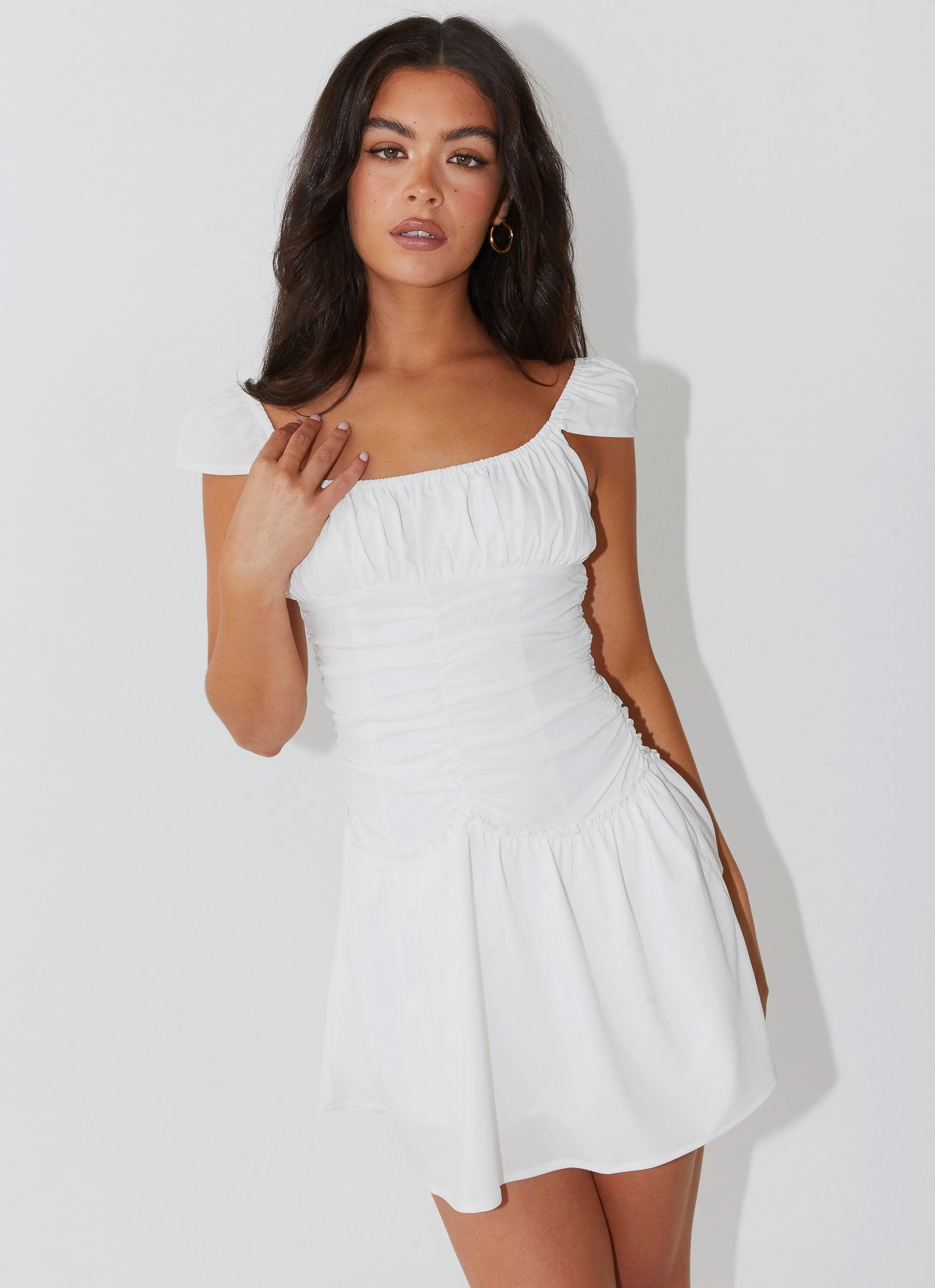 Island Dreams Mini Dress - White - Image 6
