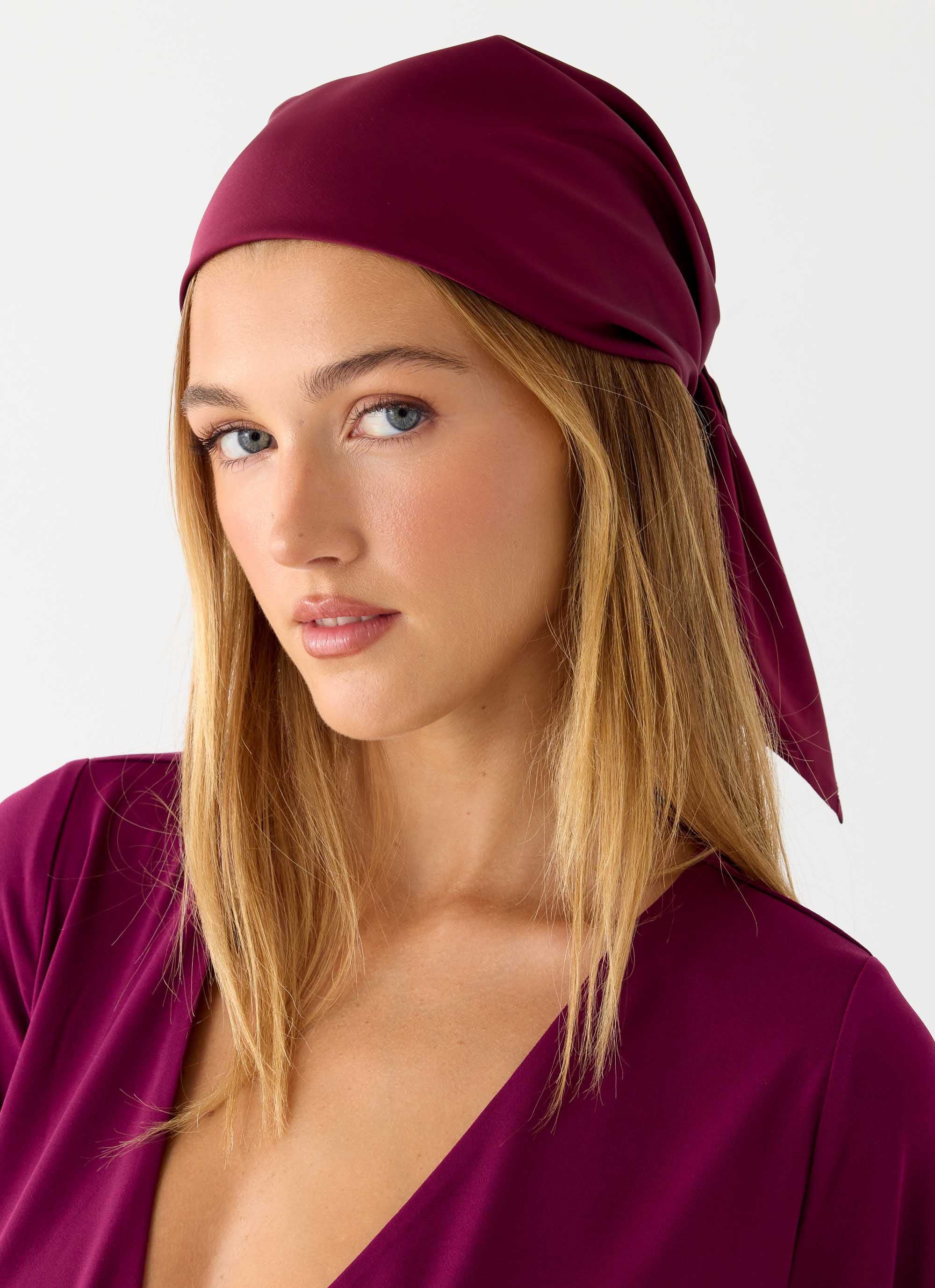 Island Muse Scarf - Plum - Image 3