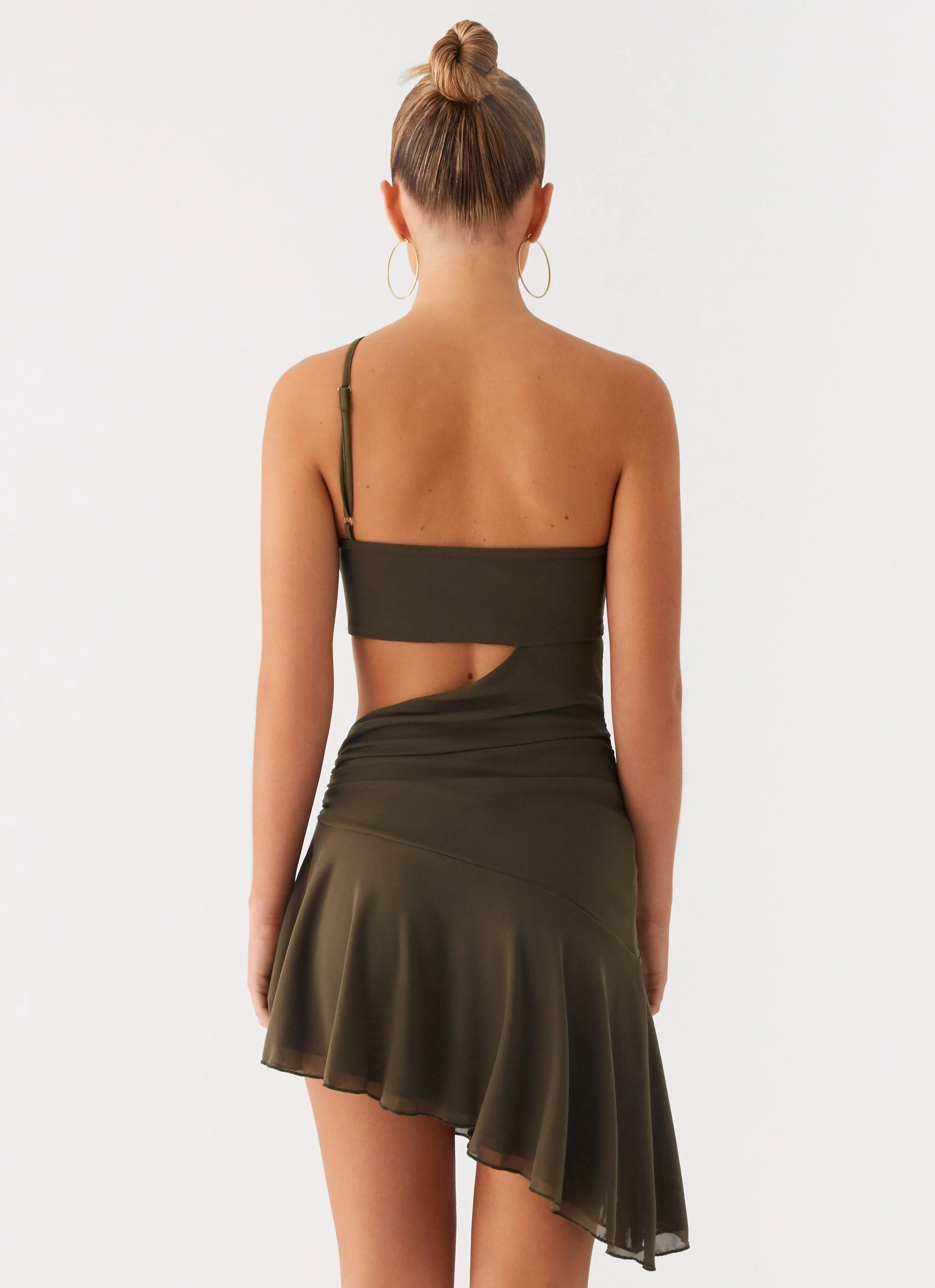 Islander Mini Dress - Khaki - Image 4