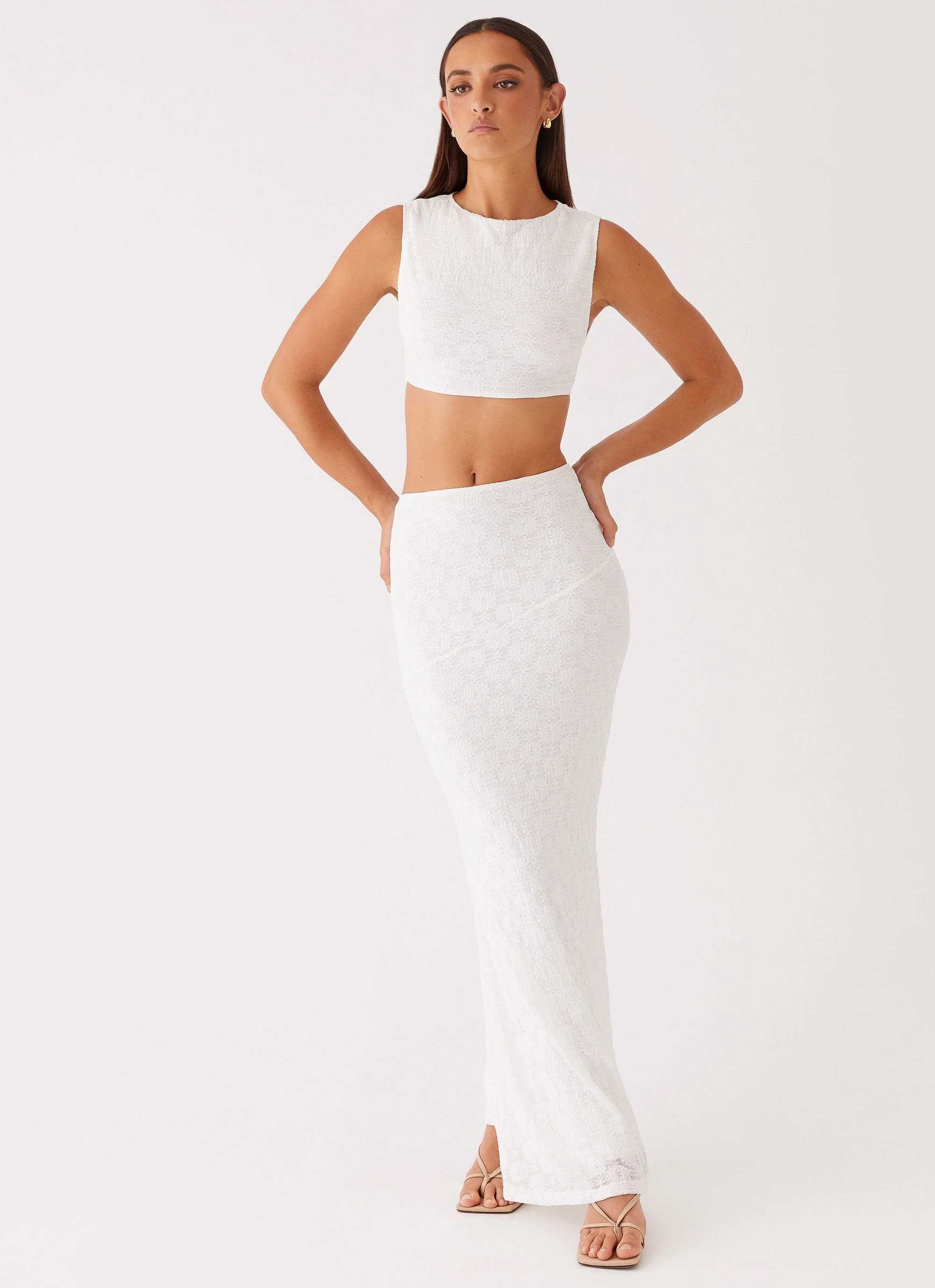 Issey Crop Top - White - Image 5