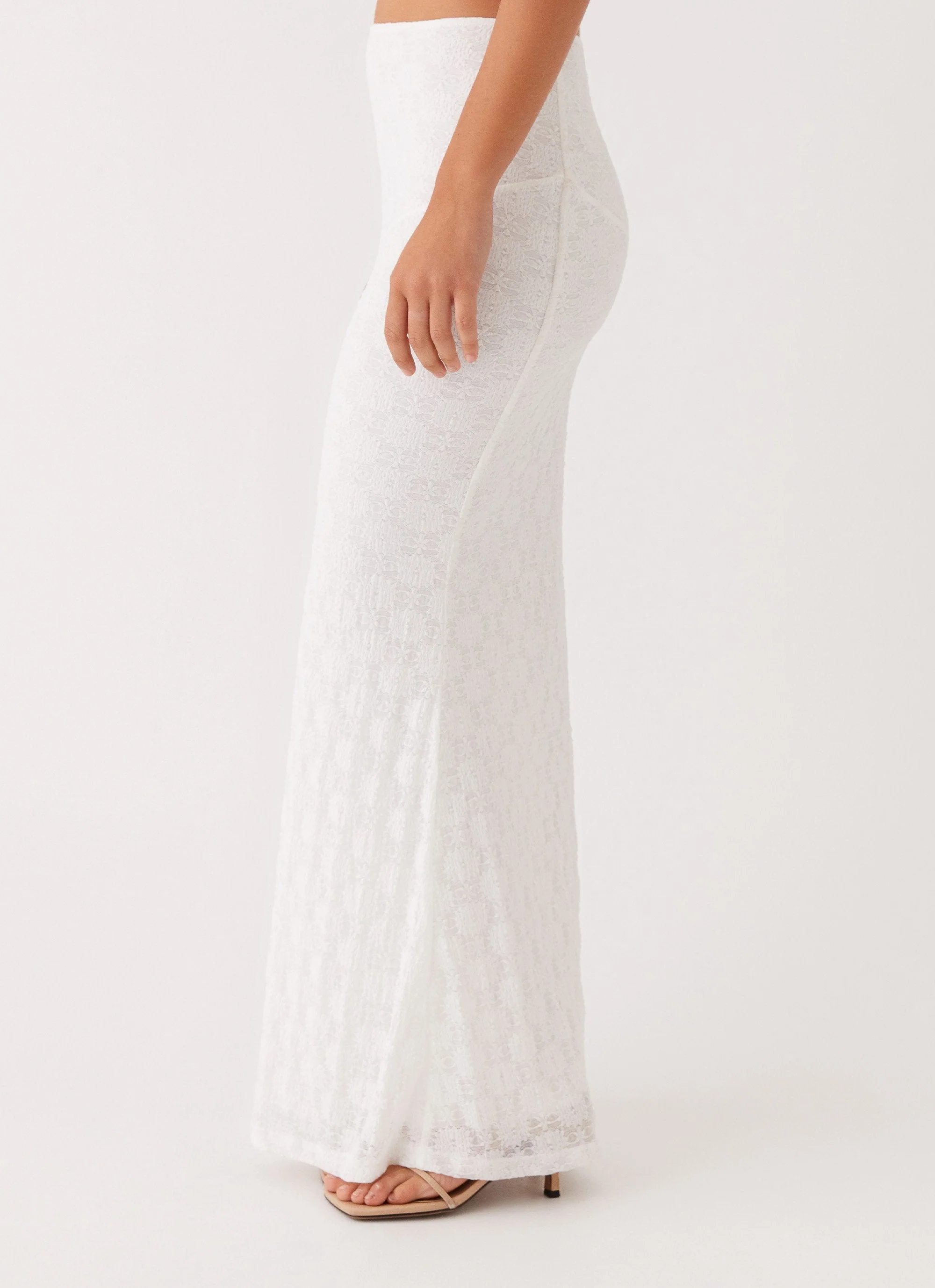 Issey Maxi Skirt - White - Image 3