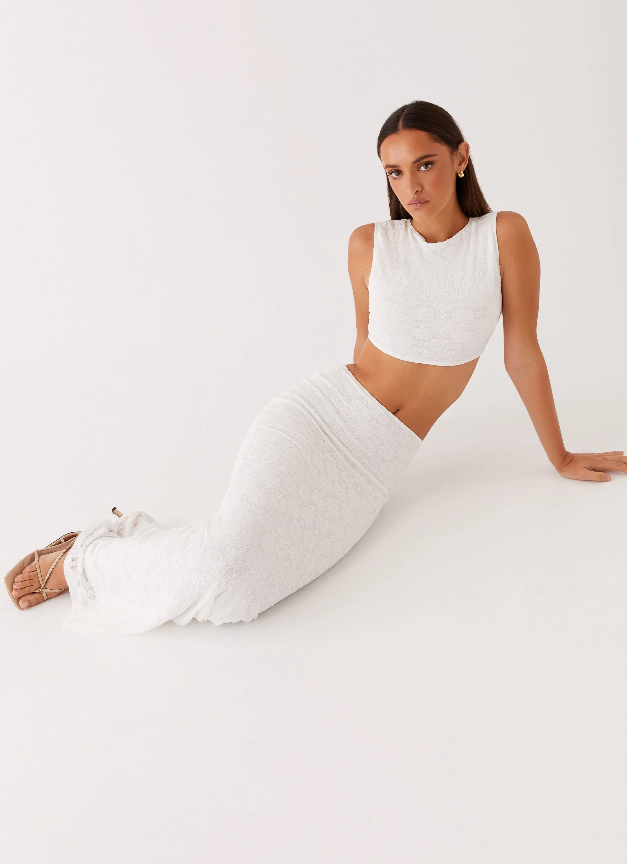 Issey Maxi Skirt - White - Image 6