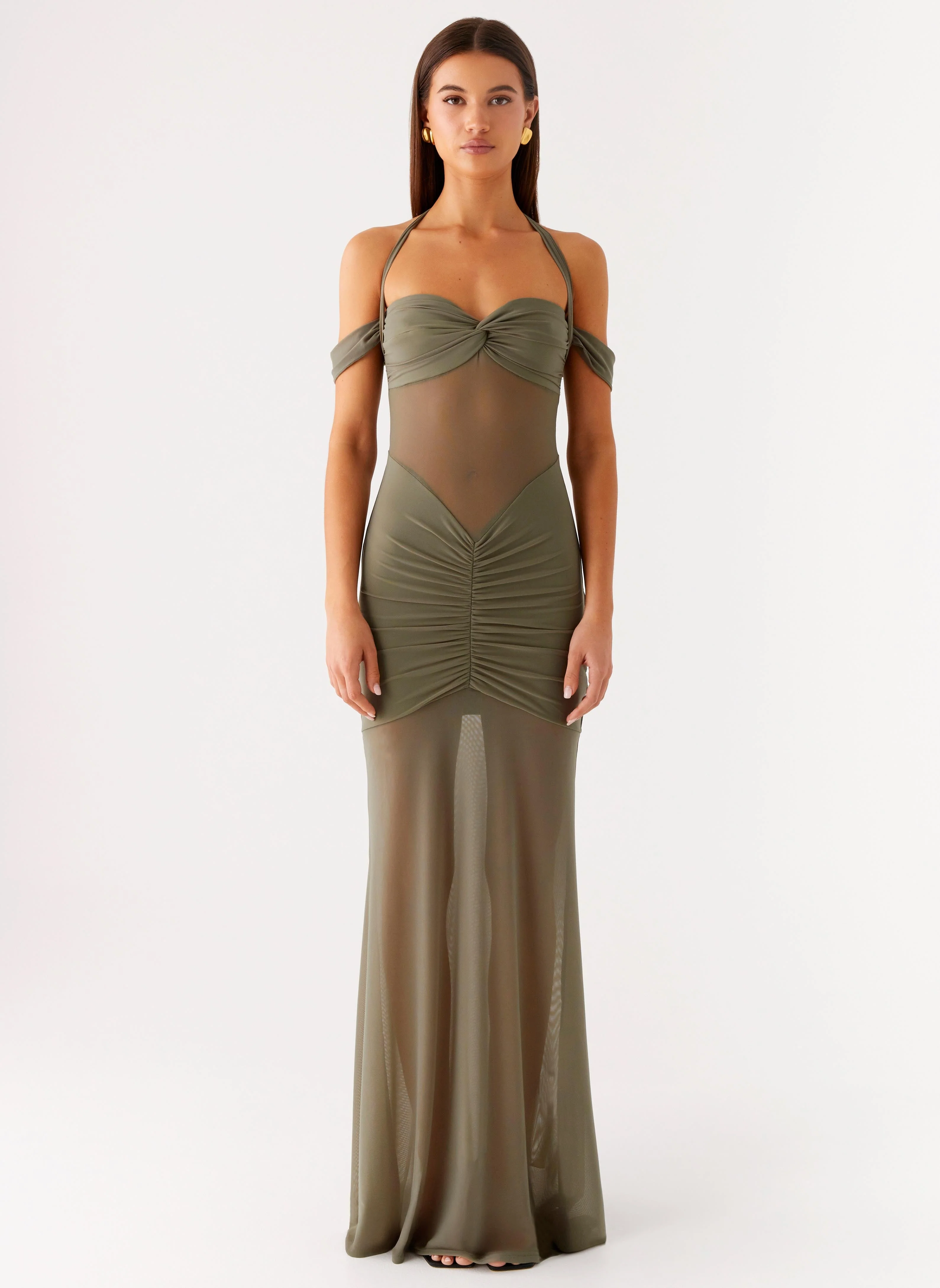 Ivy Lane Maxi Dress - Olive - Image 2