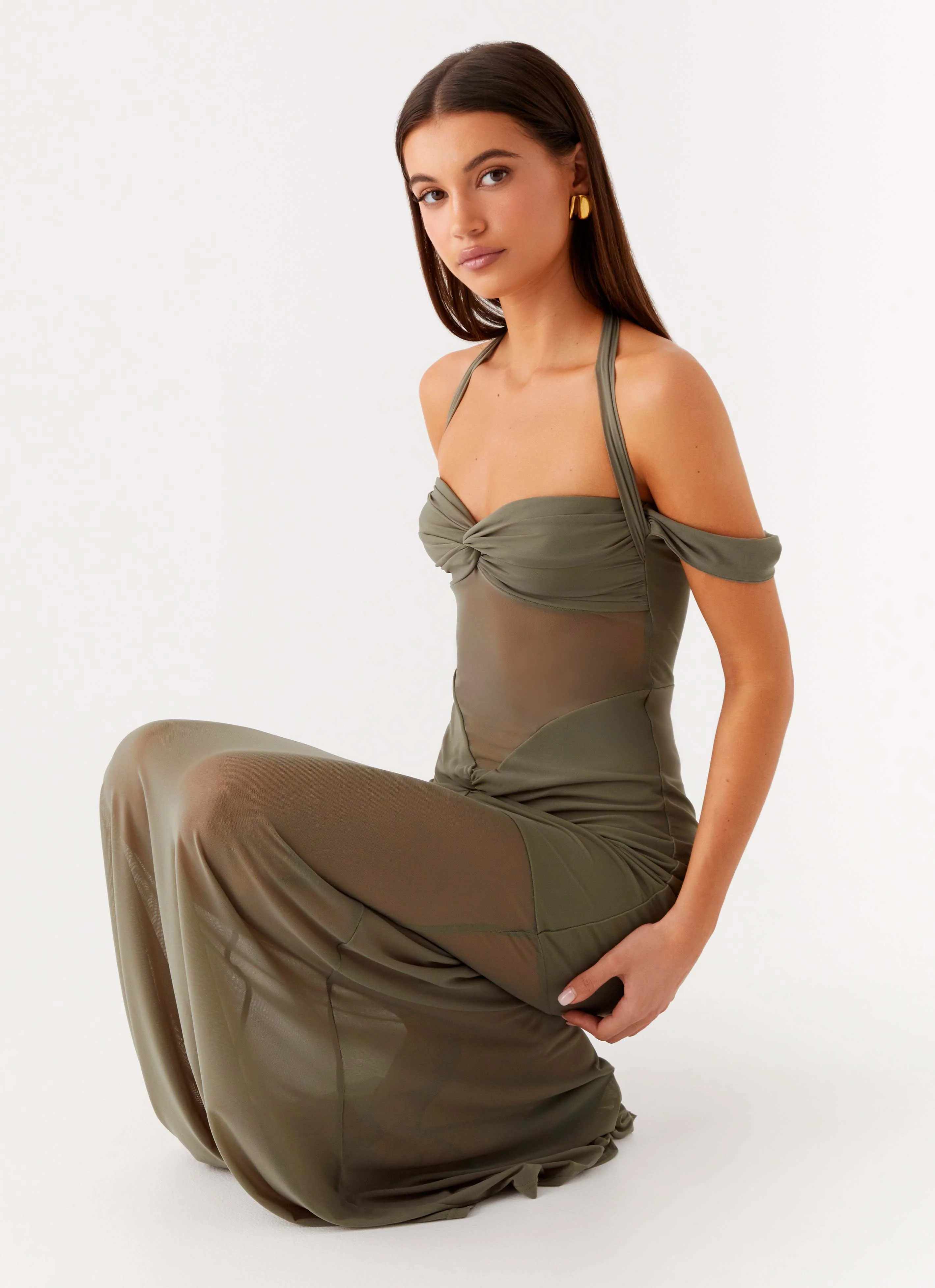 Ivy Lane Maxi Dress - Olive - Image 6