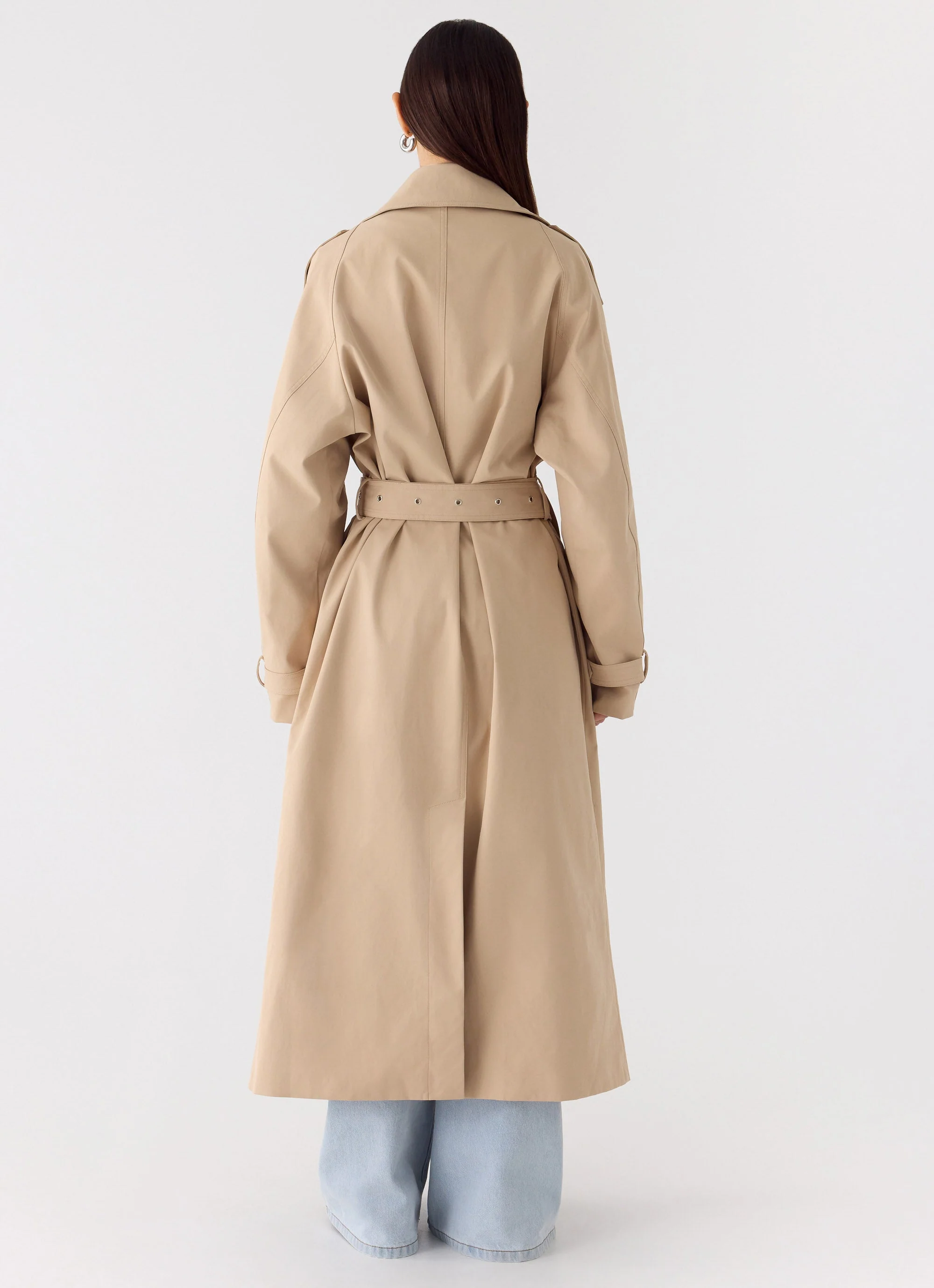 Jackie Trench Coat - Tan - Image 5
